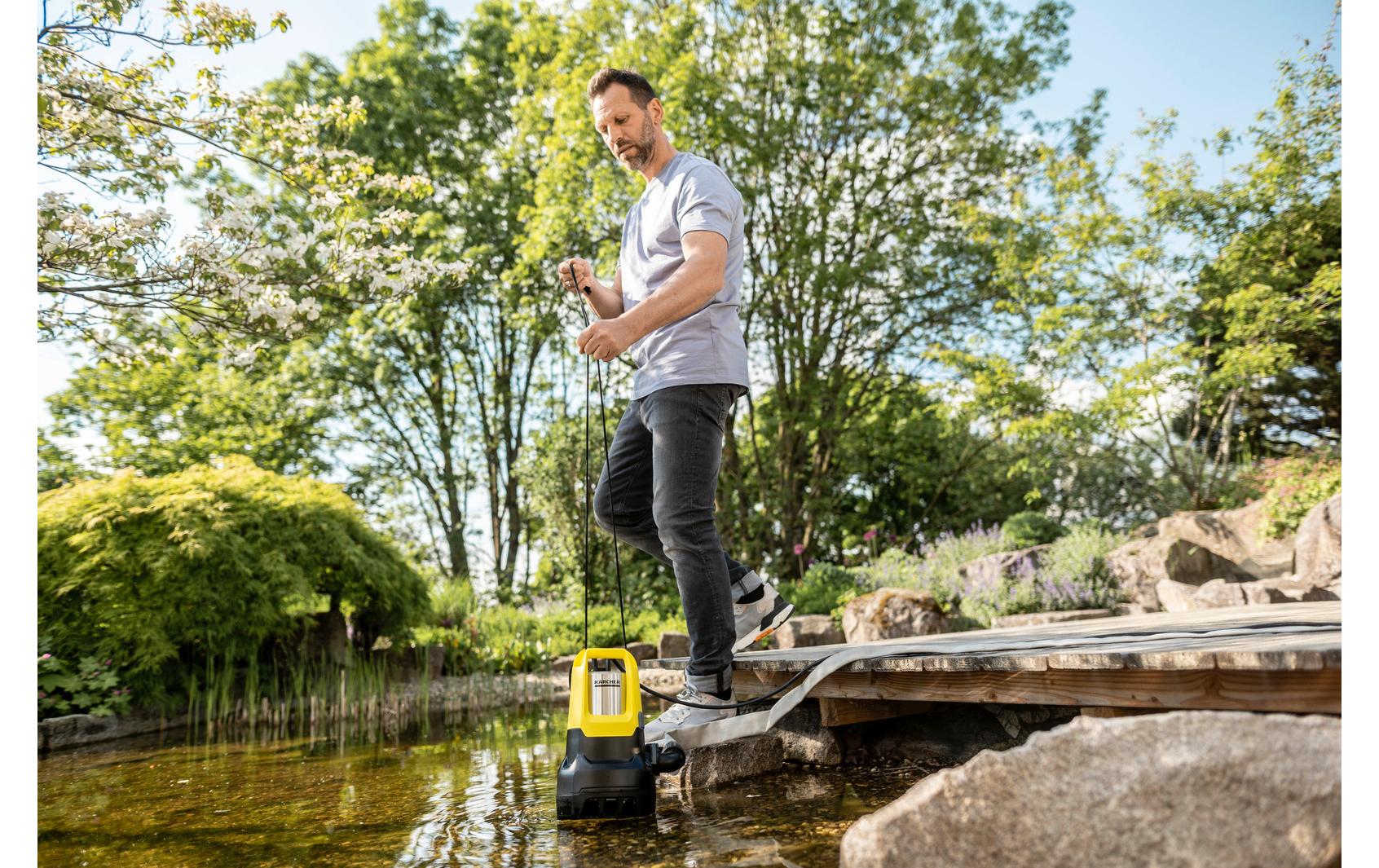 Kärcher SP 22'000 Dirt Level Sensor Wasserpumpe – 750 W – 22'000 l/h, Förderhöhe 8 m