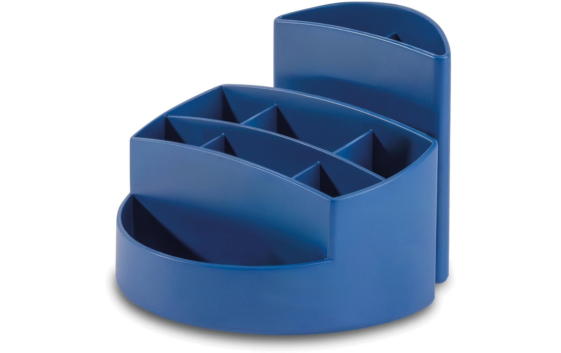 HAN Stiftehalter – 9 Fächer, Kunststoff (recycelt), blau, 140 × 109 × 140 mm, 1 Stück