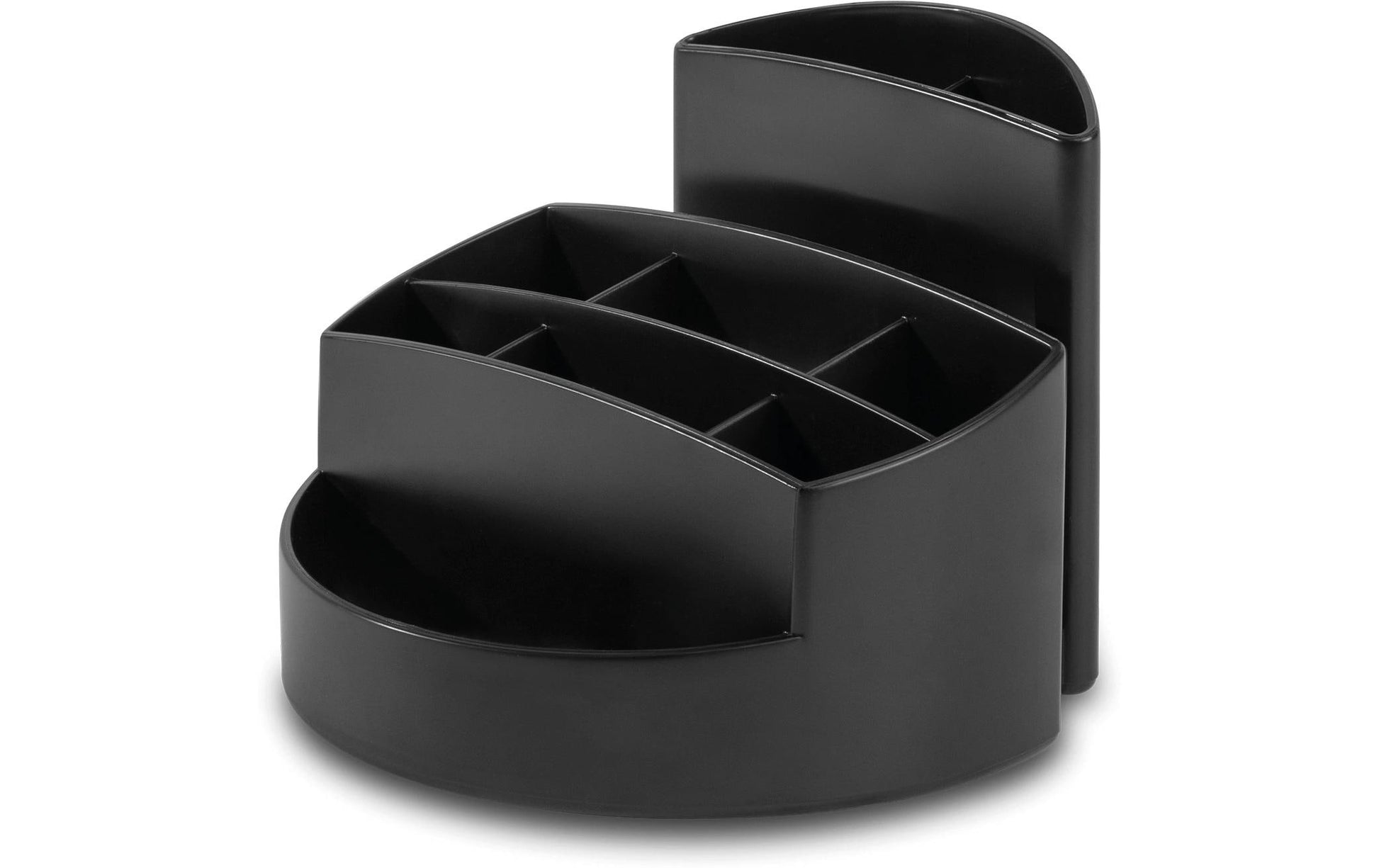HAN Stiftehalter – 9 Fächer, Kunststoff (recycelt), schwarz, 140 × 109 × 140 mm