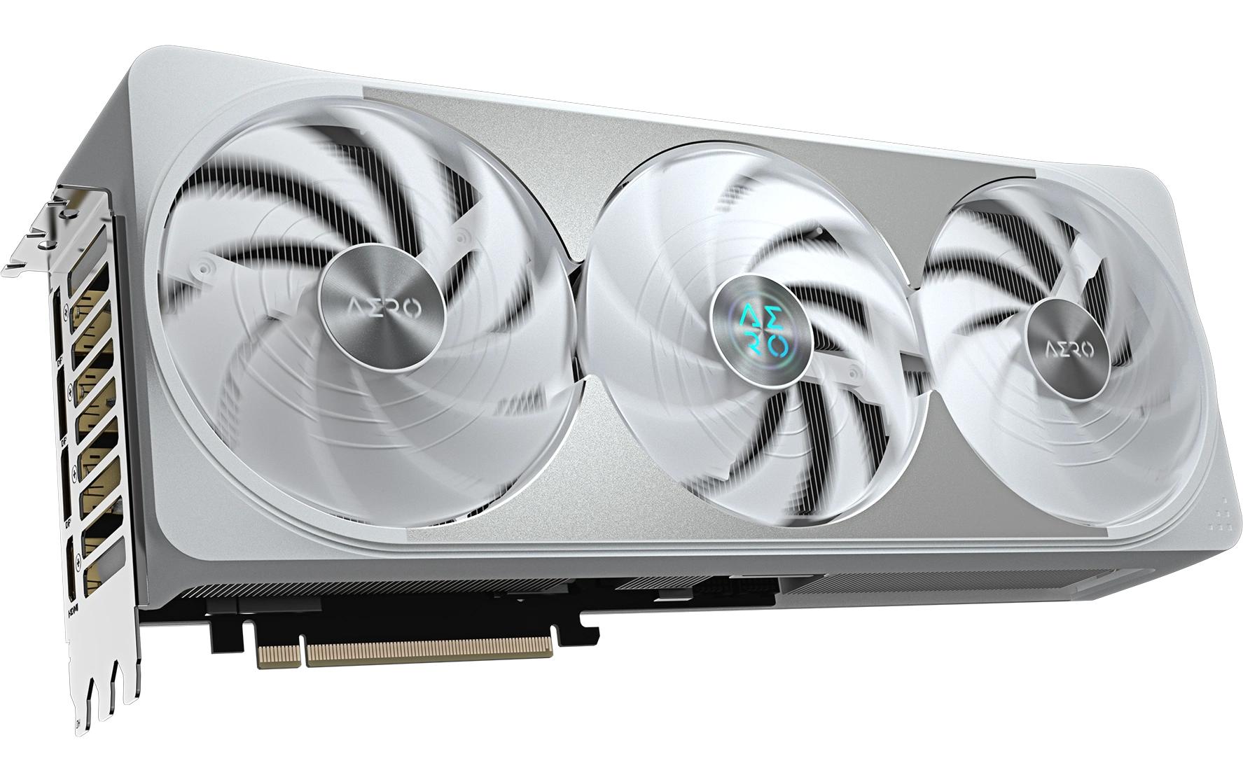 GIGABYTE GeForce RTX 5070 Ti AERO OC 16G – Grafikkarte – 16 GB GDDR7, PCIe 5.0, 3×DP 2.1a/1×HDMI 2.1b, Weiss