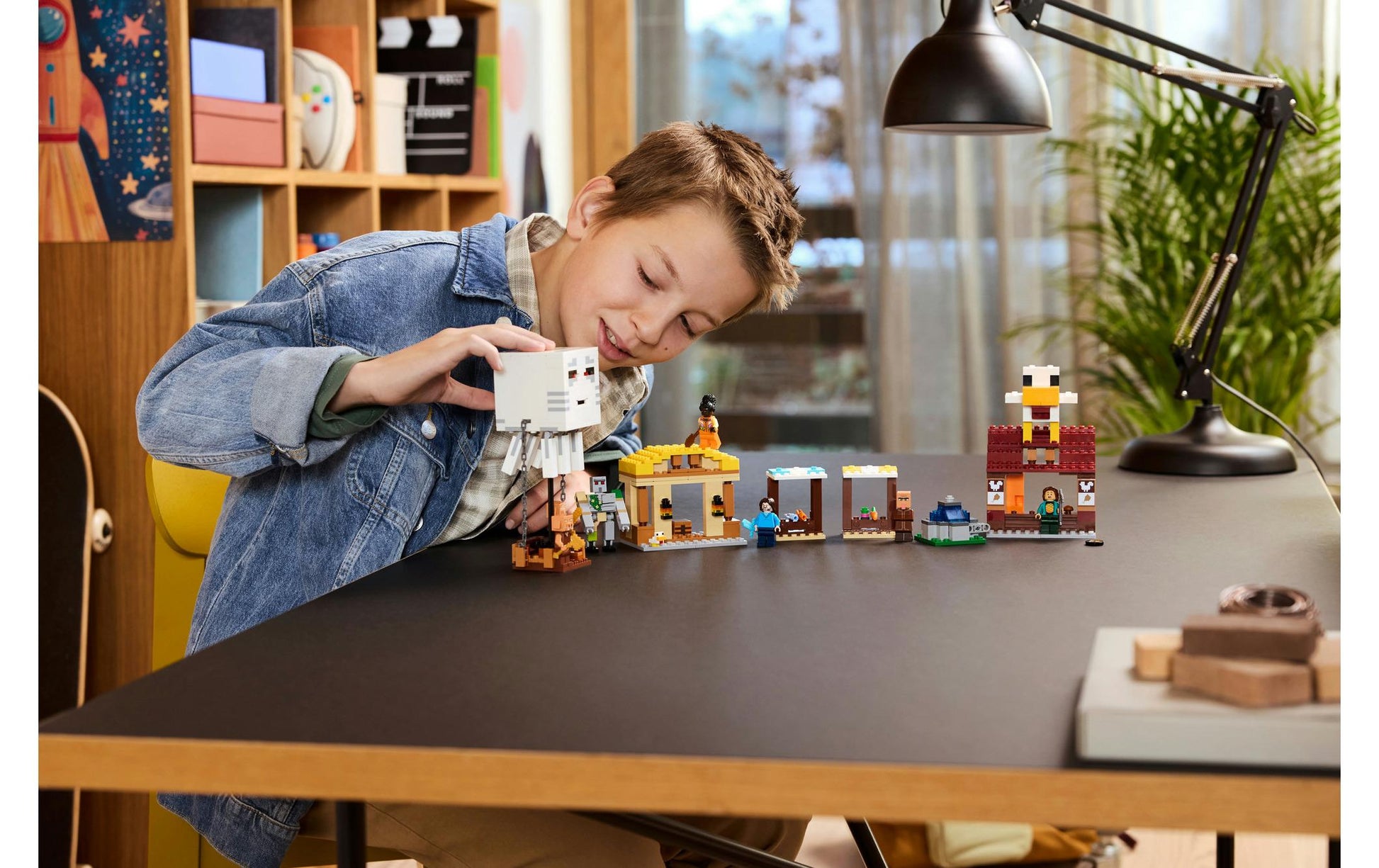 LEGO Baukasten Angriff des Ghast-Ballons – Minecraft – 555-teilig – ab 10 Jahren
