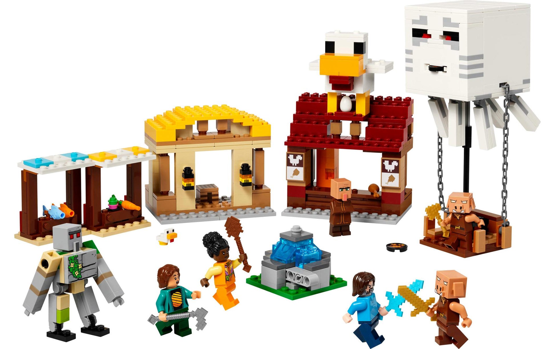 LEGO Baukasten Angriff des Ghast-Ballons – Minecraft – 555-teilig – ab 10 Jahren