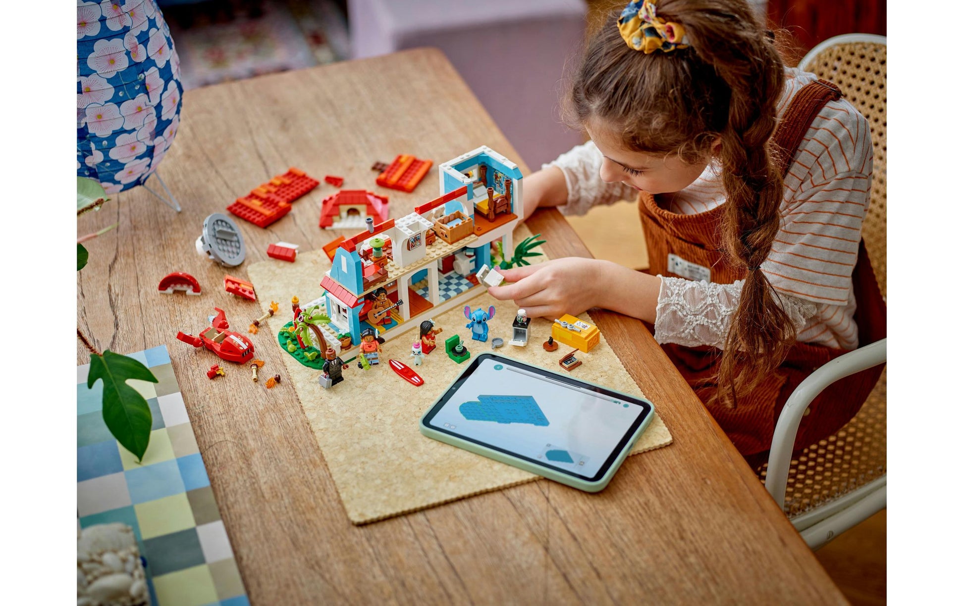 LEGO 3D Puzzle Strandhaus Lilo & Stitch – 834-teilig – 26,2 × 7,1 × 38,2 cm – ab 9 Jahren