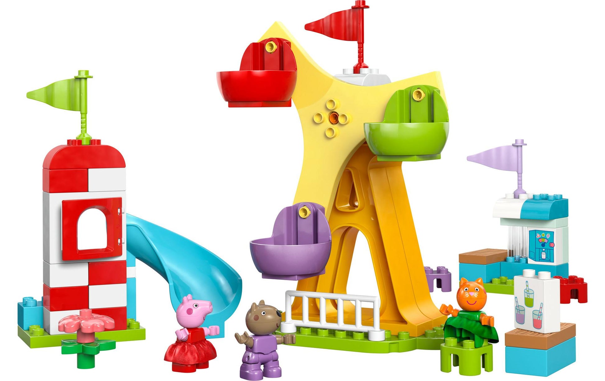 LEGO DUPLO Jahrmarkt – 53-teilig – 28,2×8,8×45,6 cm – ab 2 Jahren