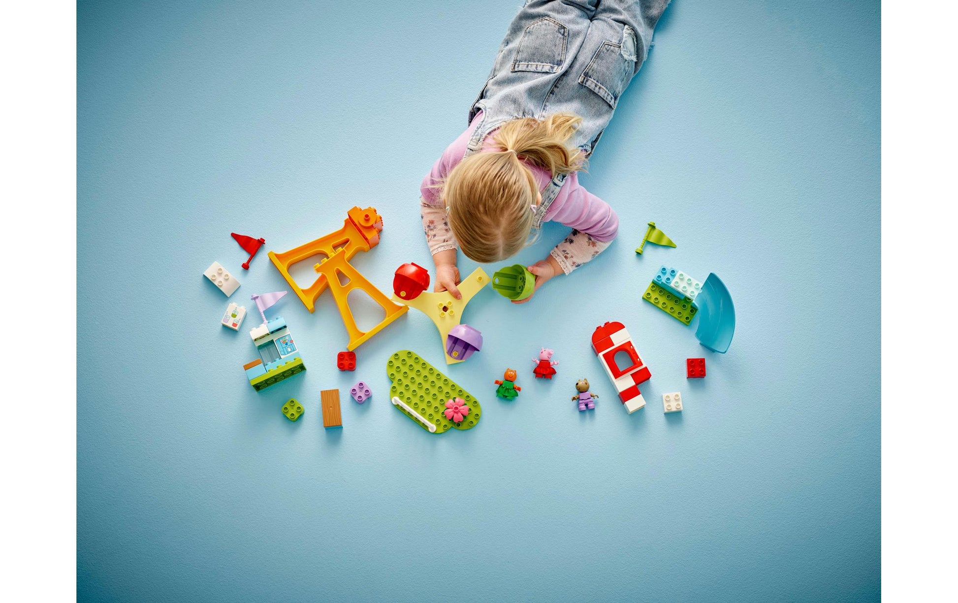 LEGO DUPLO Jahrmarkt – 53-teilig – 28,2×8,8×45,6 cm – ab 2 Jahren