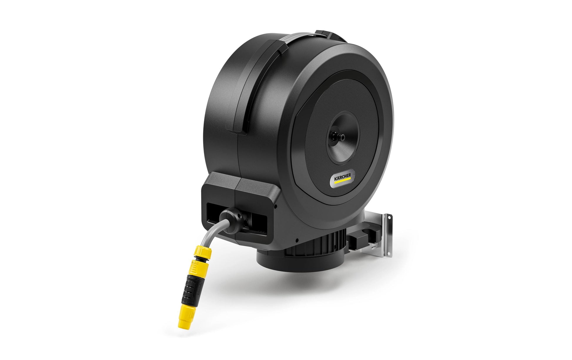 Kärcher HBX 4.20 Automatische Schlauchbox 20 m – mit Automatik, wandmontierbar, schwarz
