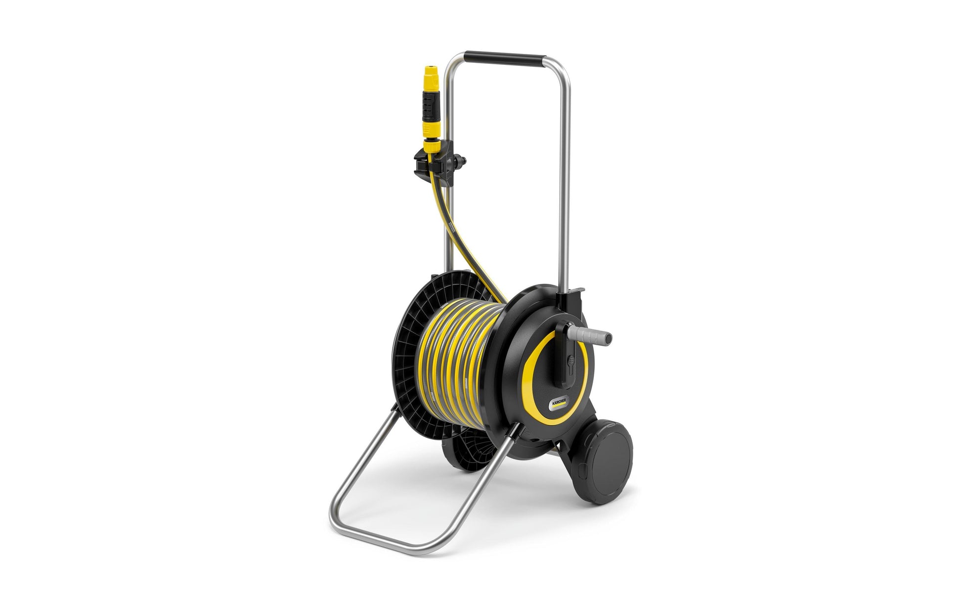 Kärcher Schlauchwagen HT 3.20 – 20 m Schlauch, Schwarz, Gelb, Metallrahmen