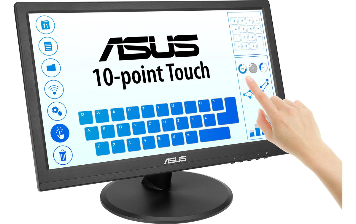 ASUS VT169HE (90LM09V1-B01170) – 15,6" Touch, 1920 × 1080 (Full HD), IPS
