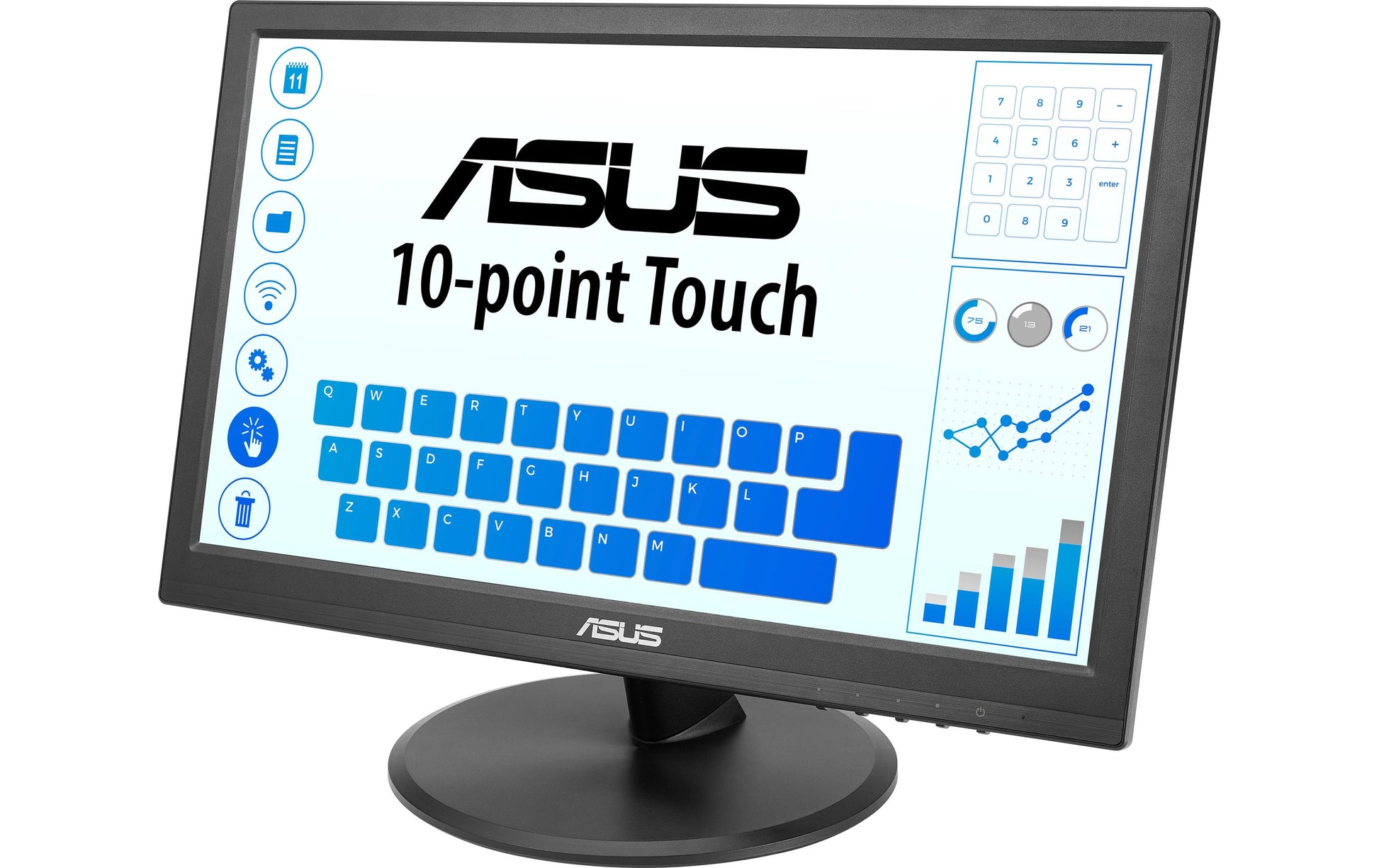 ASUS VT169HE (90LM09V1-B01170) – 15,6" Touch, 1920 × 1080 (Full HD), IPS