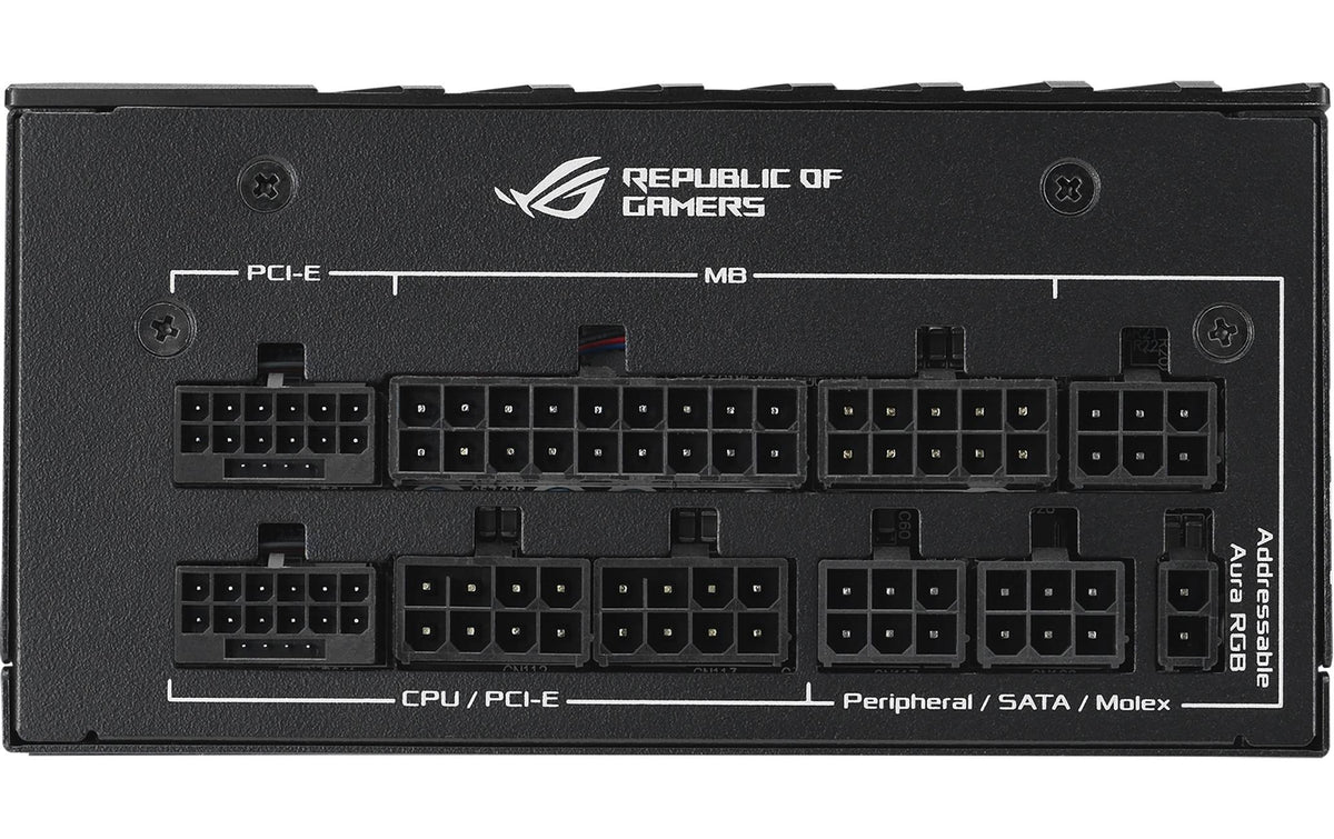 ASUS Netzteil – 1200 W – Schwarz, Silber