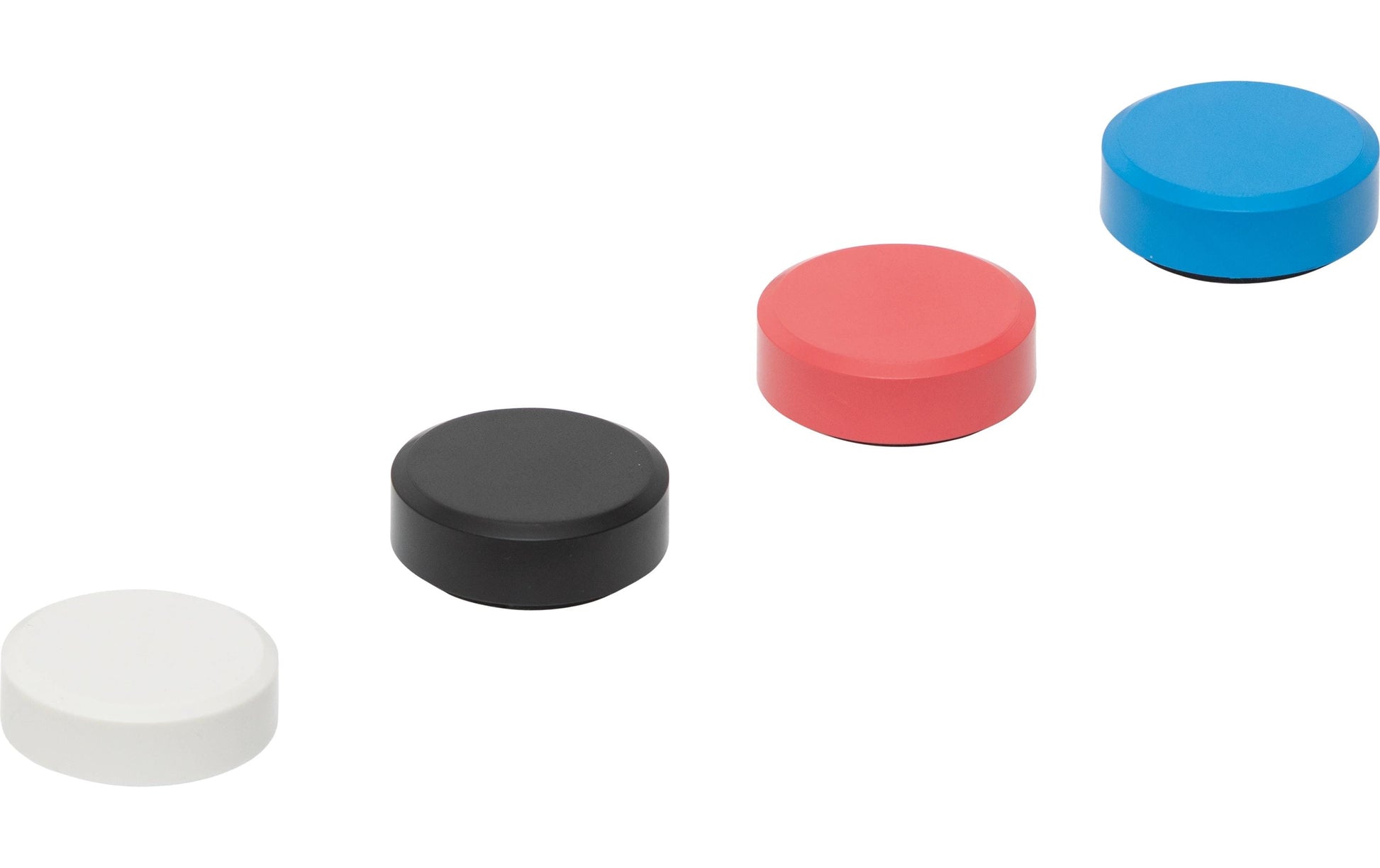 MAULpro Recycling Facettenrand-Tafelmagnete – Ø 29 × 11 mm, mehrfarbig, Haftkraft 0,6 kg, 20 Stk.