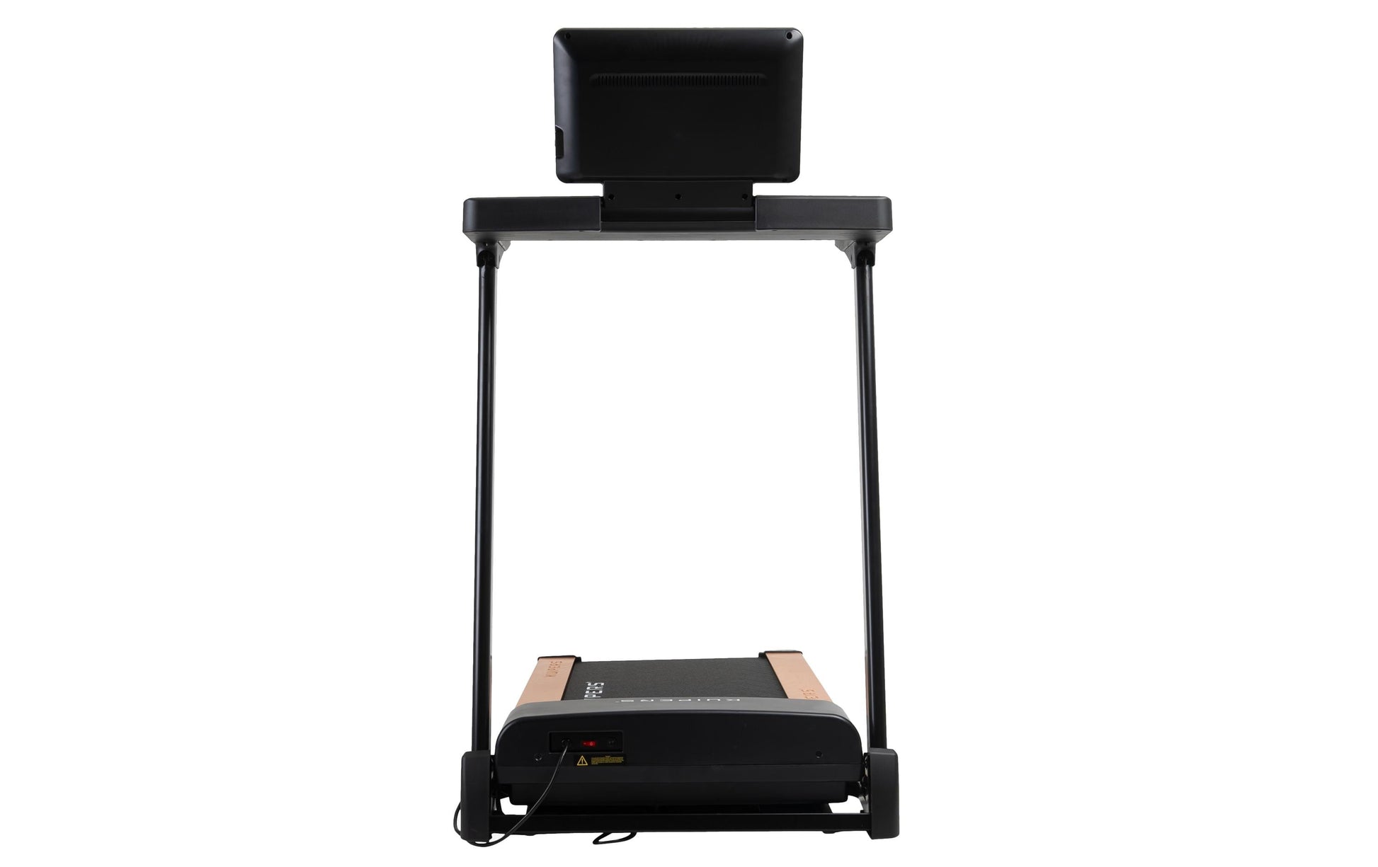 Kuipers Laufband R1, 14 km/h, 150 kg – Schwarz, Stahl/Holz