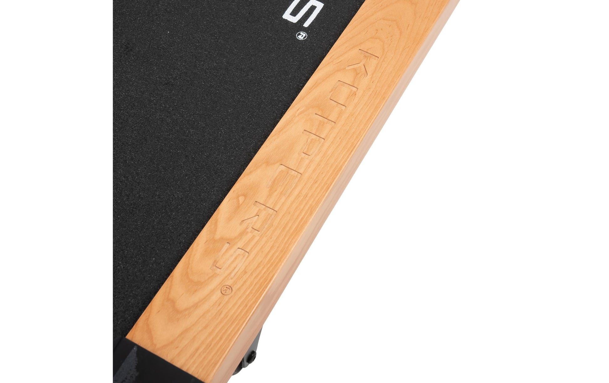 Kuipers Laufband R1, 14 km/h, 150 kg – Schwarz, Stahl/Holz