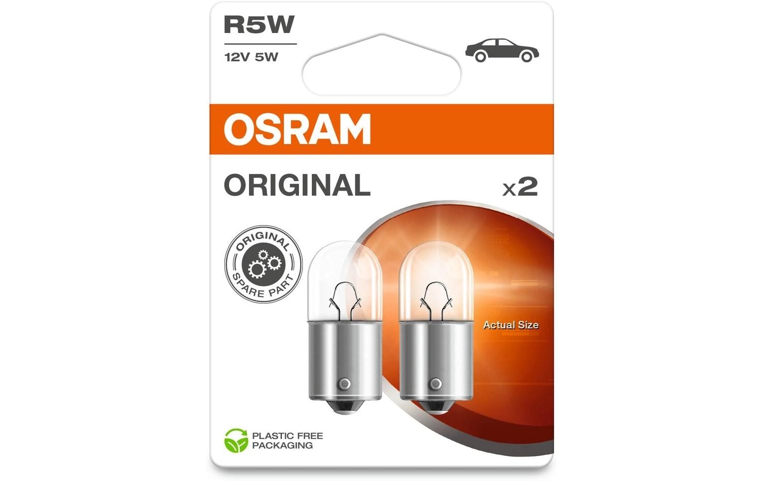 Osram Leuchtmittel W3x16q – 440 lm, W21/5W – 2er-Pack