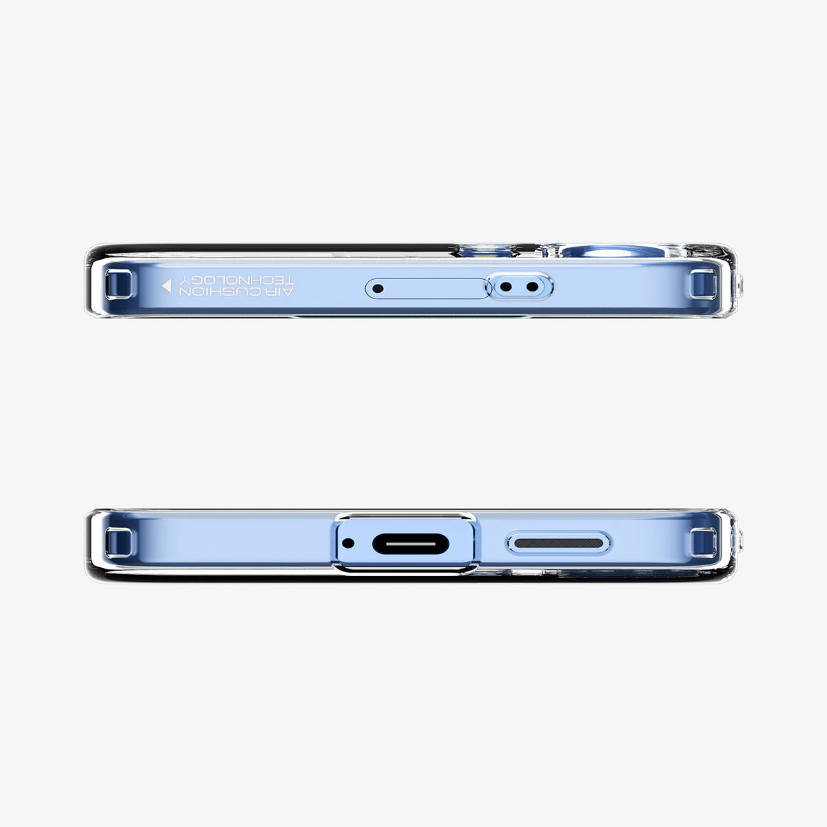Spigen Liquid Crystal Backcover – für Samsung Galaxy S25, TPU, Transparent, kabelloses Laden