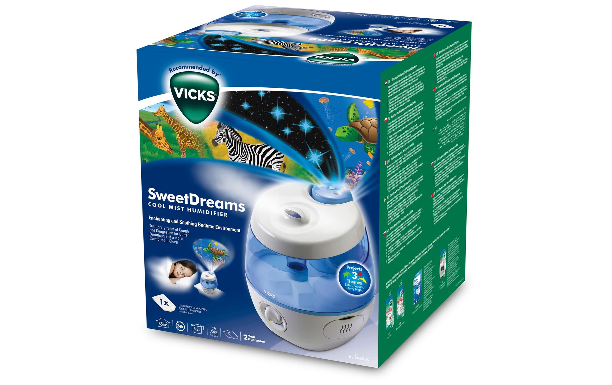 Vicks Luftbefeuchter SweetDreams VUL575E4 – Dampf