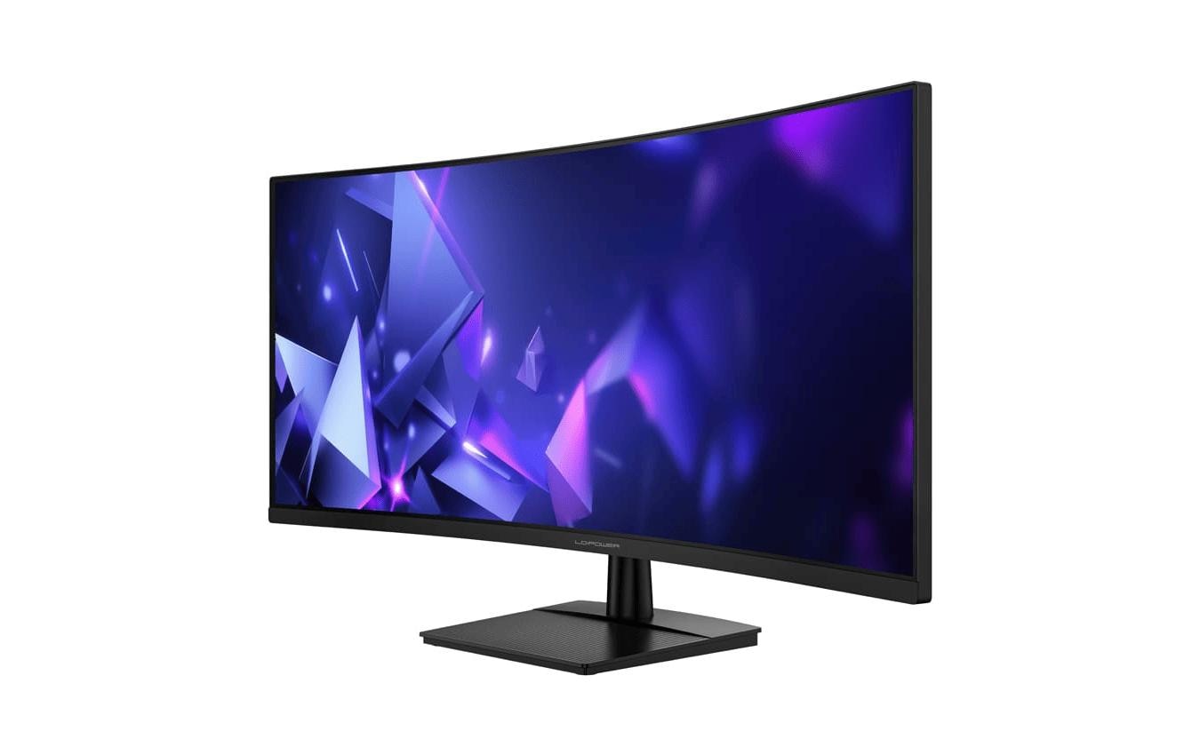 LC-Power LC-M34QC – Monitor, 34", 3440 × 1440 (UWQHD), VA, 180 Hz, 350 cd/m², Gebogen, Adaptive Sync, Schwarz
