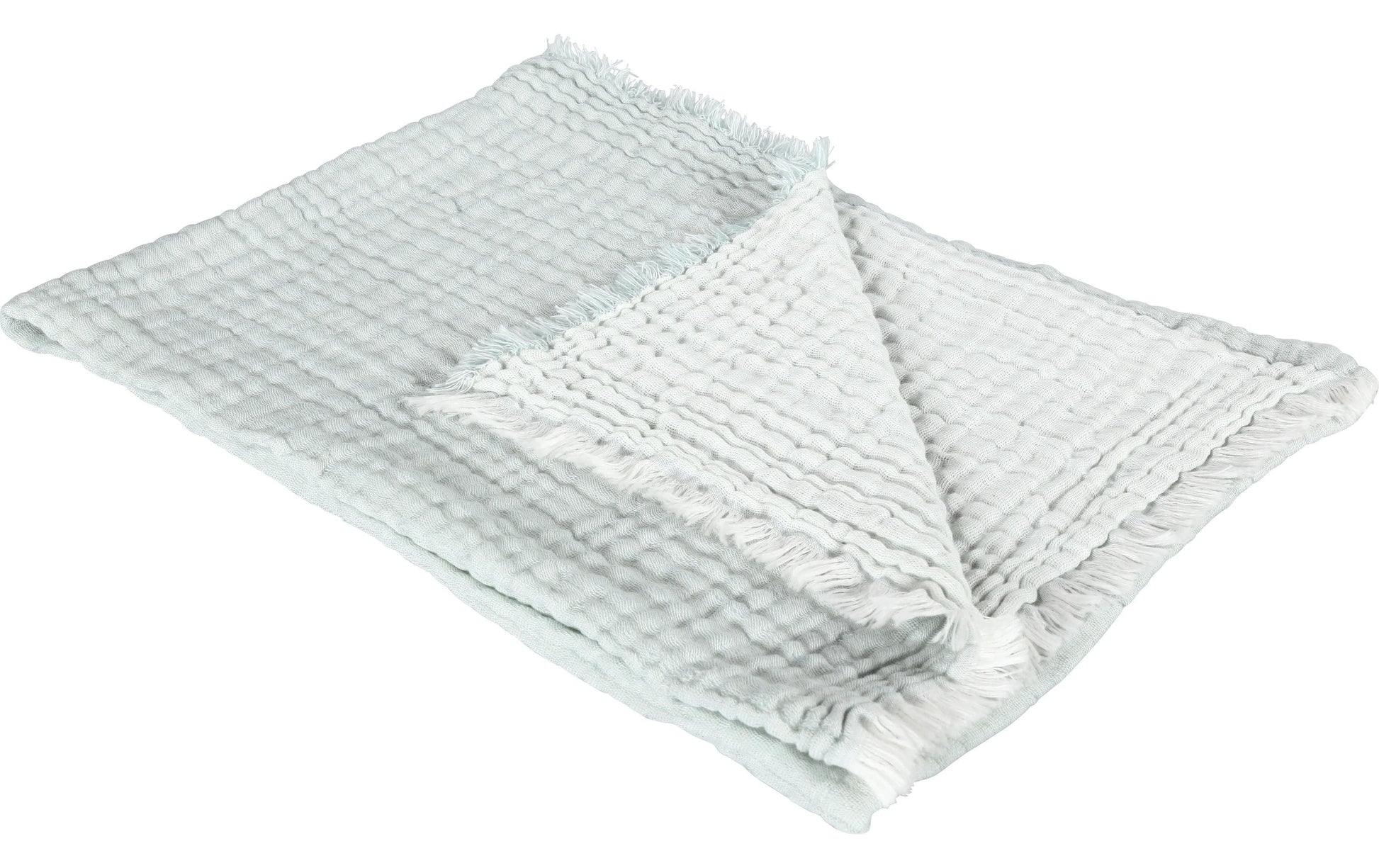 Eskimo Wohndecke Artemis – 140 × 210 cm, Baumwolle, Mint