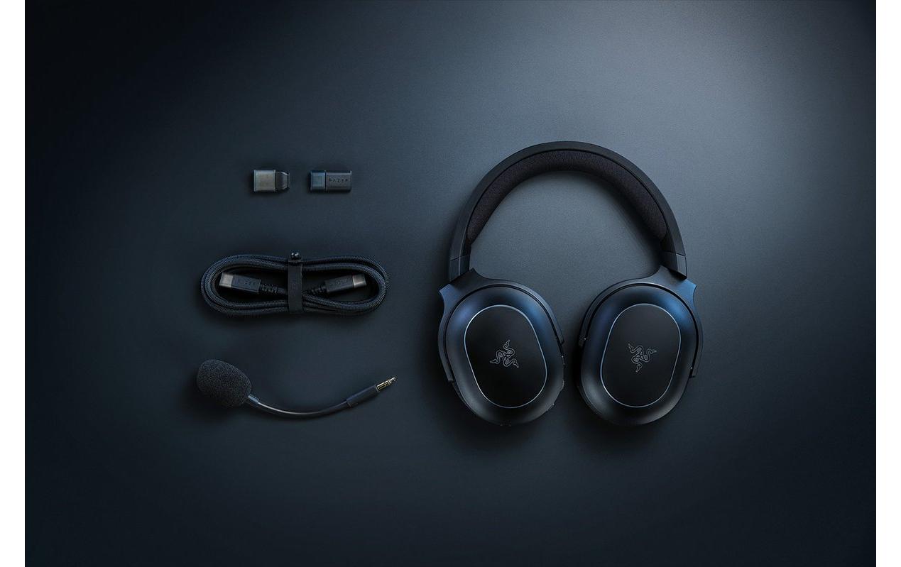Razer Barracuda X Chroma Gaming-Headset – Over-Ear, Stereo, BT, mit USB-C-Dongle, Schwarz, BT 5.2