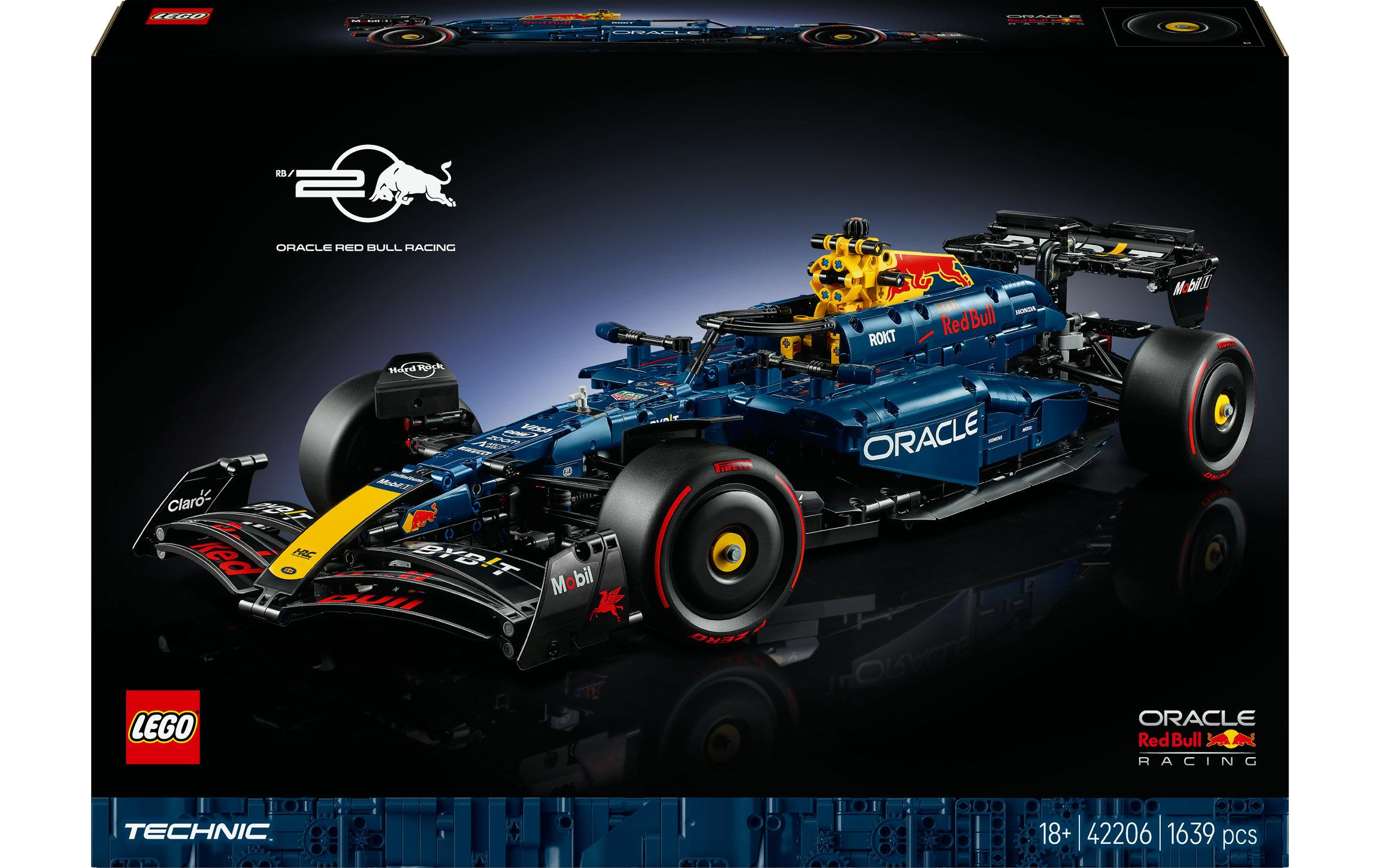 LEGO Technic Oracle Red Bull Racing RB20 F1 – 1639 Teile – 37,8 × 10,3 × 55,5 cm – ab 18 Jahren