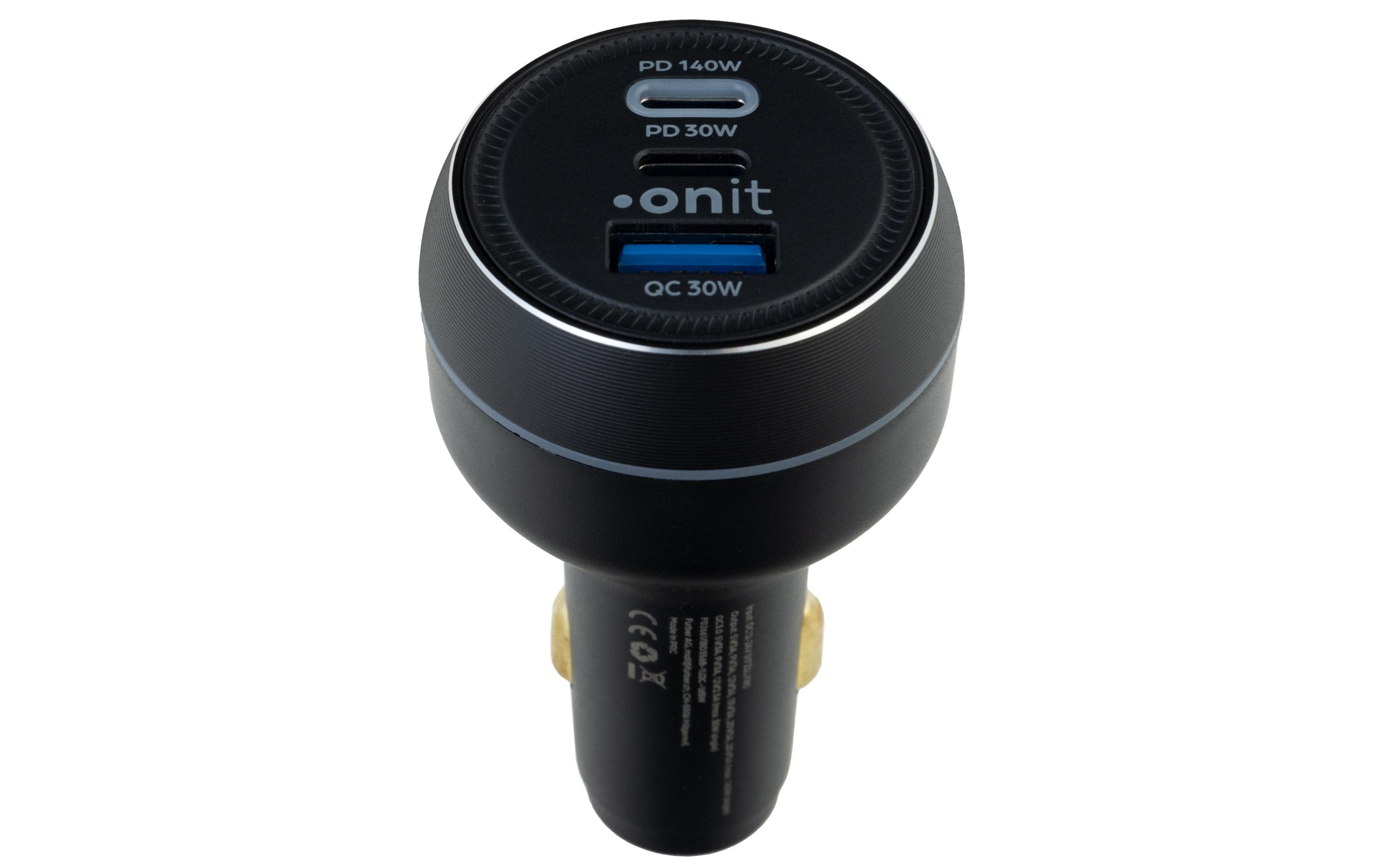 ONIT Autoladegerät Pro 165W – Universal, Schwarz