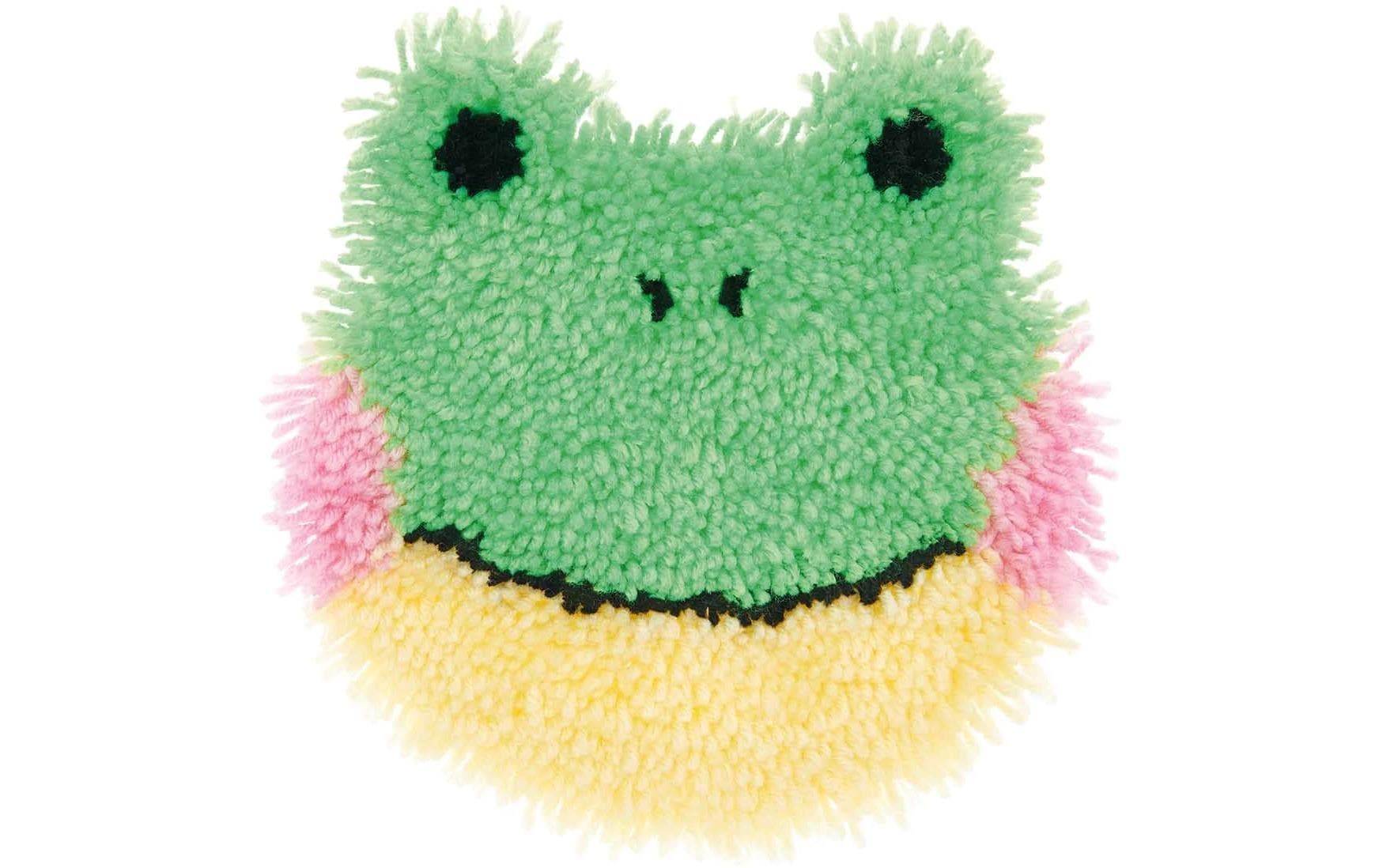 Rico Design Hooki Hooki – Makramee-Set – Frosch – 24 × 24 cm – ab 8 Jahren