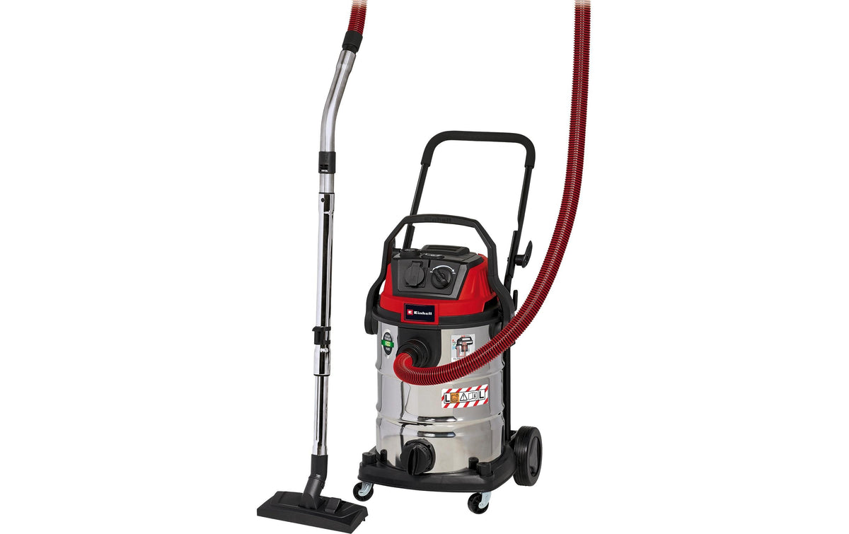 Einhell Nass-/Trockensauger TE-VC 2230 SACL EX CH – 30 l, 1400 W, mit Steckdose