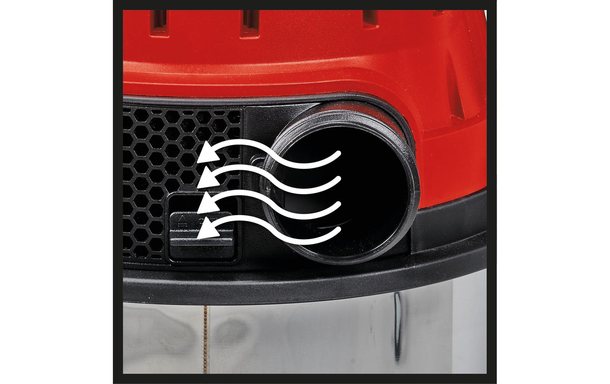 Einhell Nass-/Trockensauger TE-VC 2230 SACL EX CH – 30 l, 1400 W, mit Steckdose
