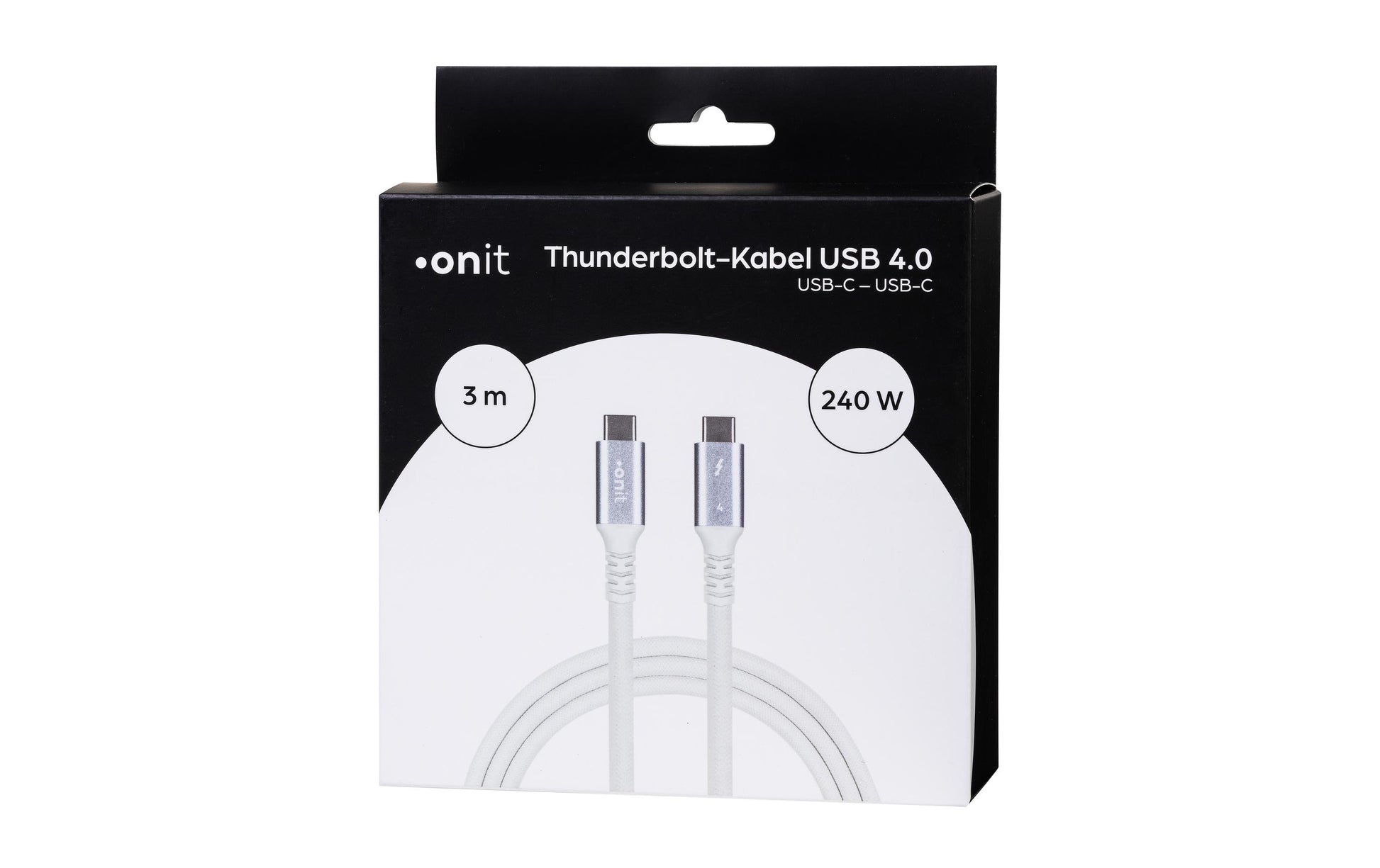 ONIT USB-Kabel, USB-C zu USB-C, 3 m, Lade-/Datenkabel