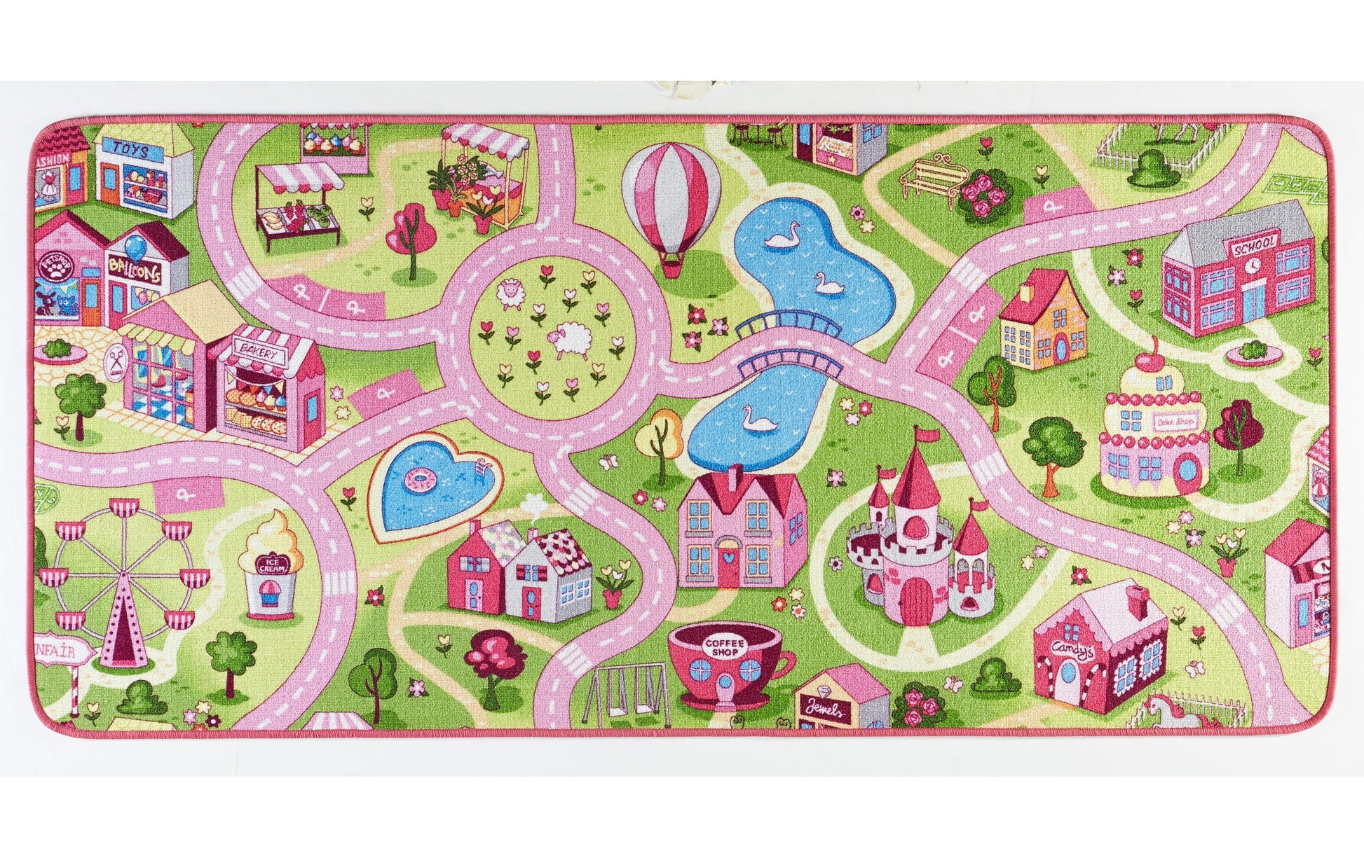 Hanse Home Kinderteppich – 160 × 240 cm – Polypropylen, pink