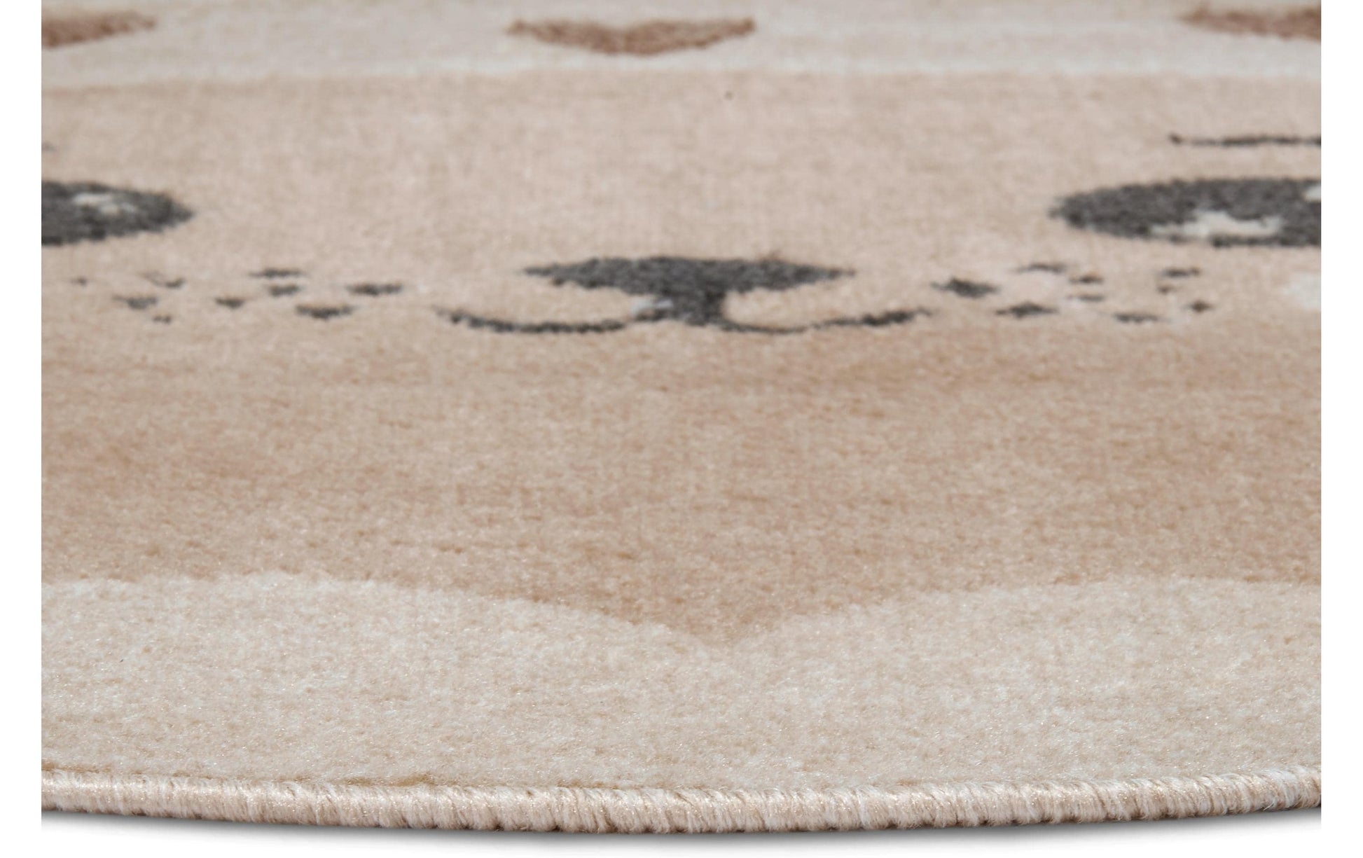 Hanse Home Teppich – rund, Ø 140 cm – Polypropylen, beige