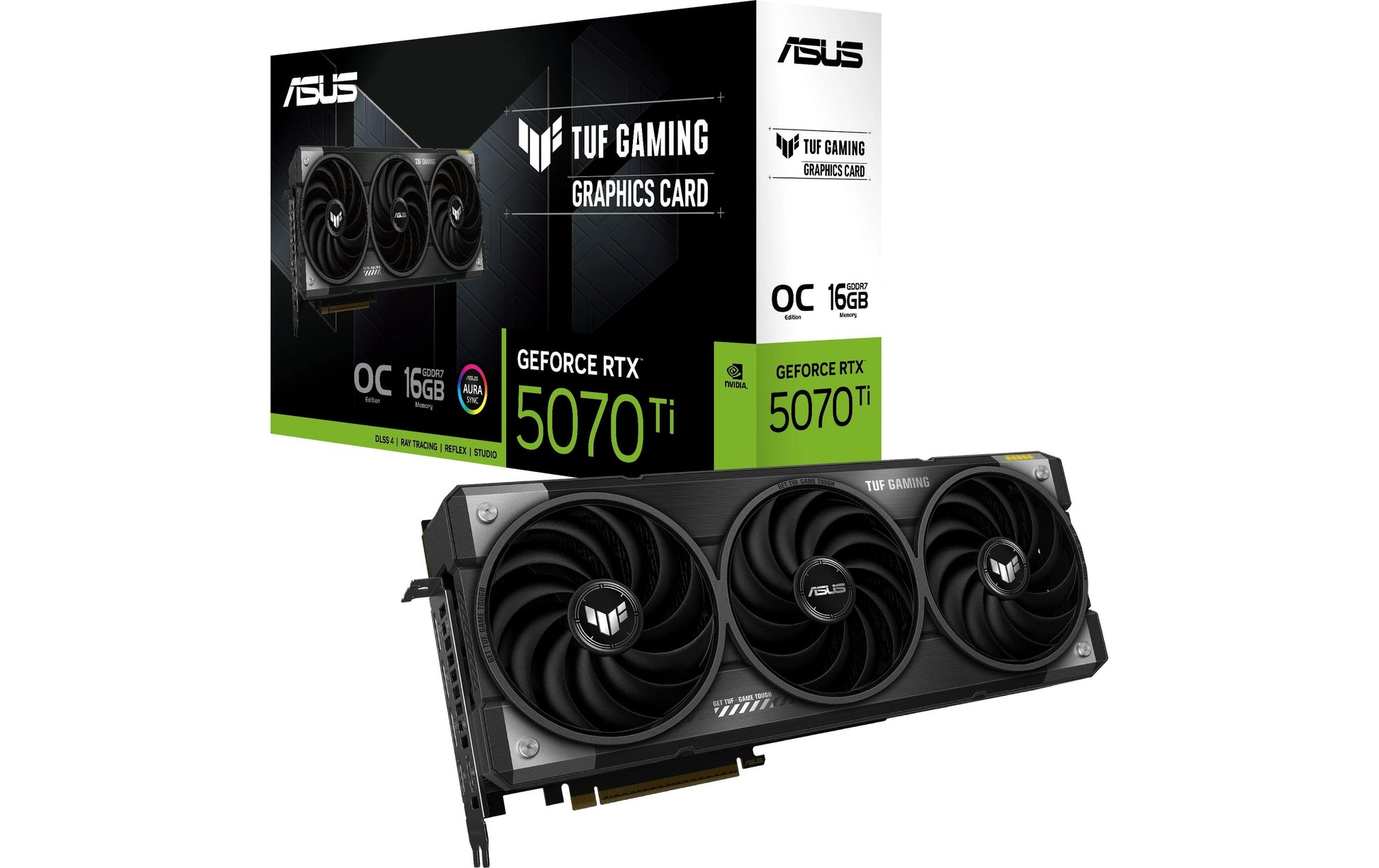 ASUS TUF-RTX5070TI-O16G-GAMING – PCIe Grafikkarte – 3×DP, 2×HDMI, PCIe 5.0, 850 W