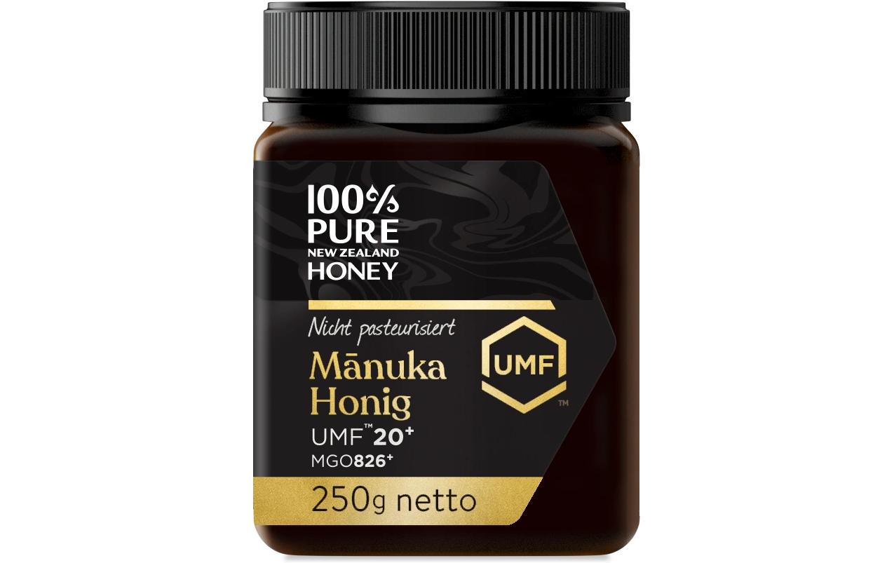 100% pure new zealand honey 100% Reiner Neuseeland Honig Manuka Honig MGO 826+ UMF 20+ – 250 g