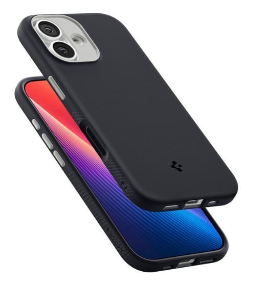 Spigen Ultra Hybrid MagFit Backcover – für Apple iPhone 17, PC+TPU, Transparent/Weiss, bis 1,2 m Sturzsicher