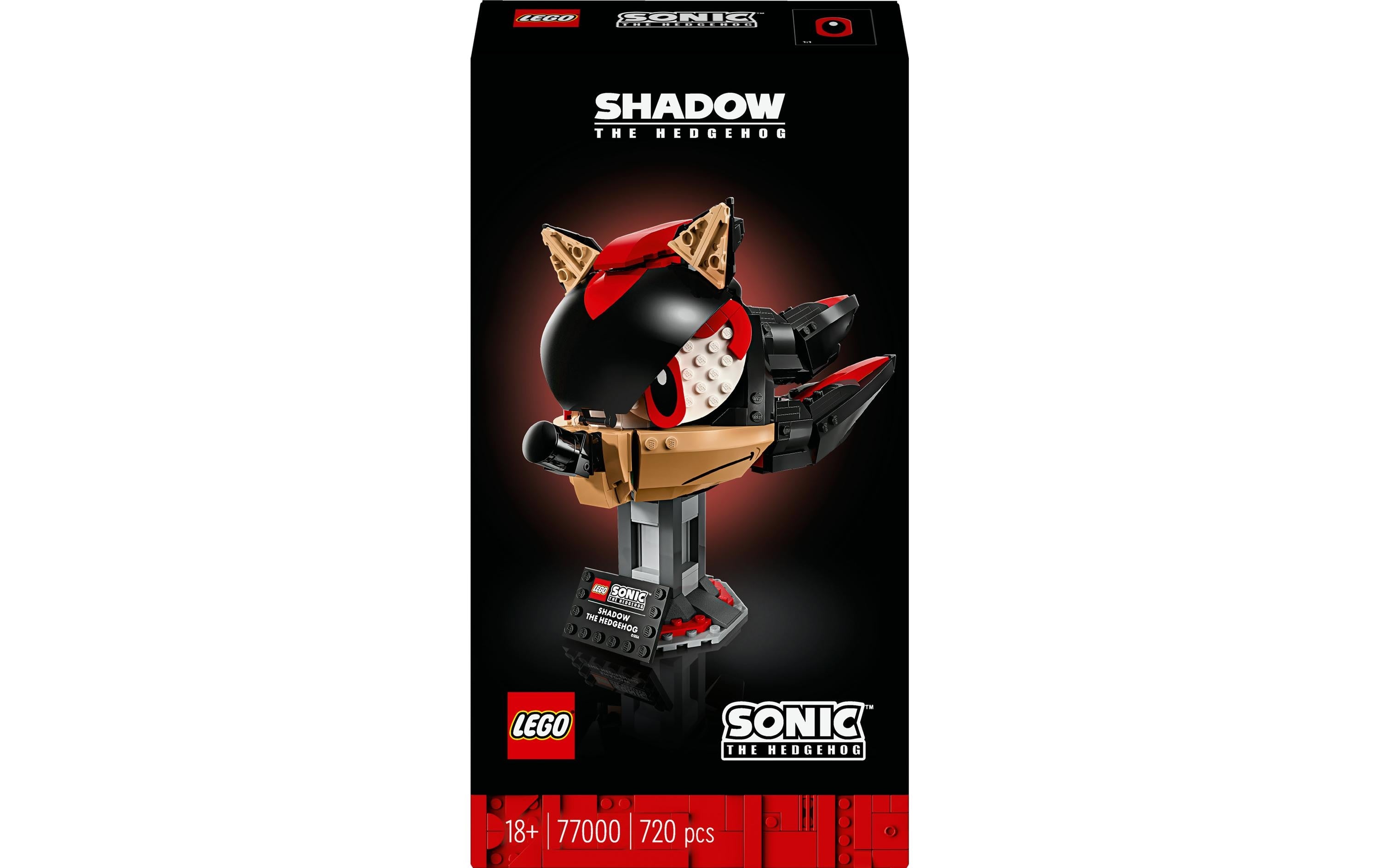 LEGO 3D Puzzle Shadow the Hedgehog – Sonic the Hedgehog – 720 Teile – ab 18 Jahren