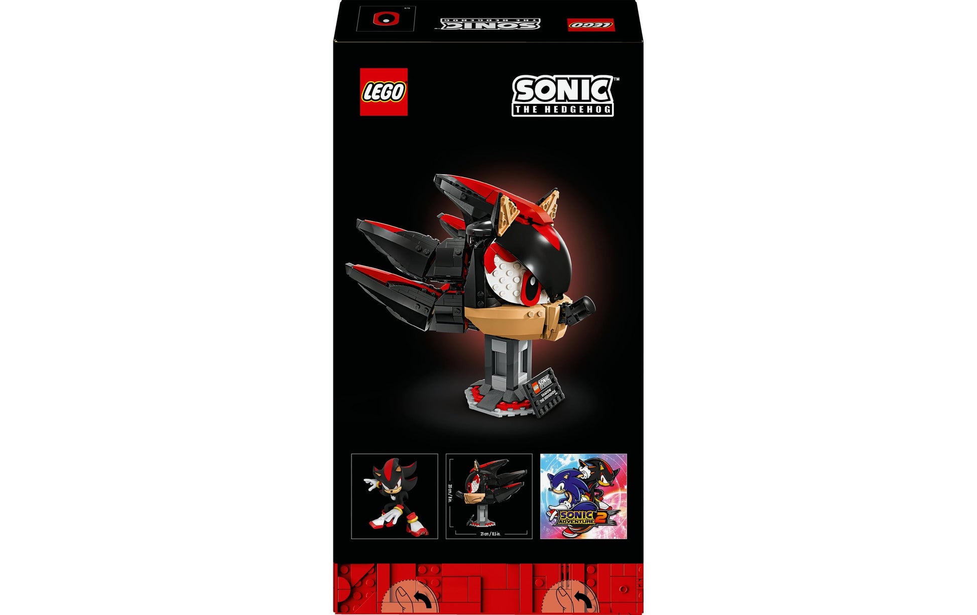 LEGO 3D Puzzle Shadow the Hedgehog – Sonic the Hedgehog – 720 Teile – ab 18 Jahren