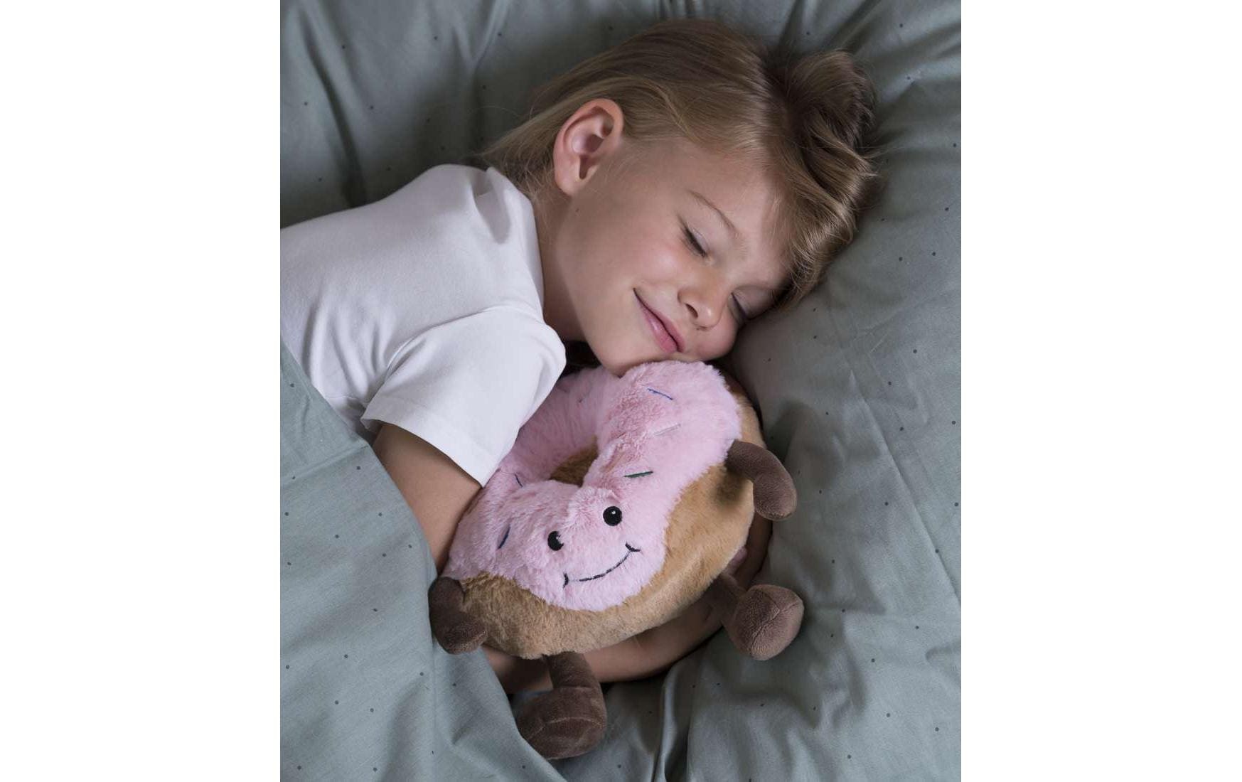Warmies Kühlkissen – Plüsch, Braun/Rosa