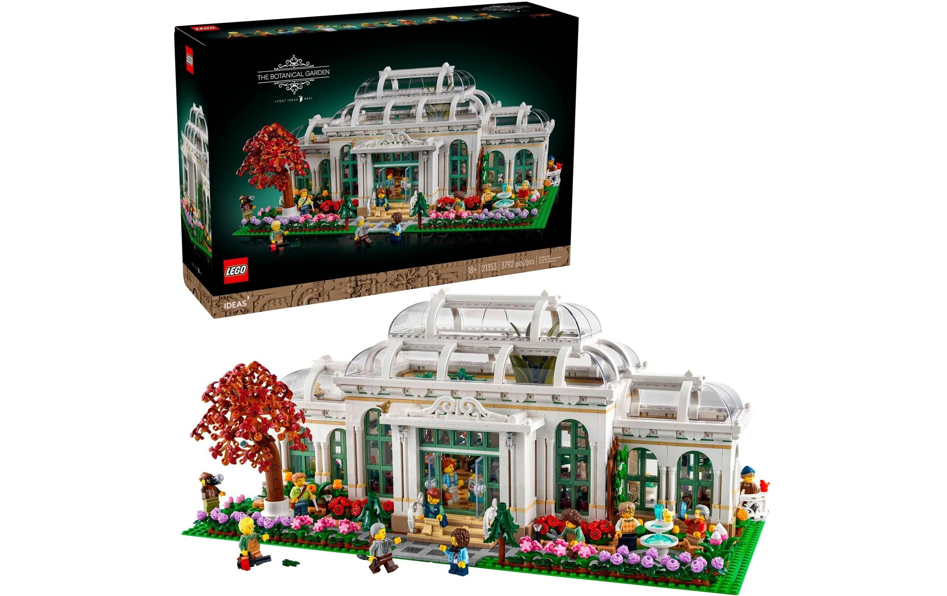 LEGO Ideas Der botanische Garten Set – 3792-teilig – 51 × 22 × 25 cm – ab 18 J.