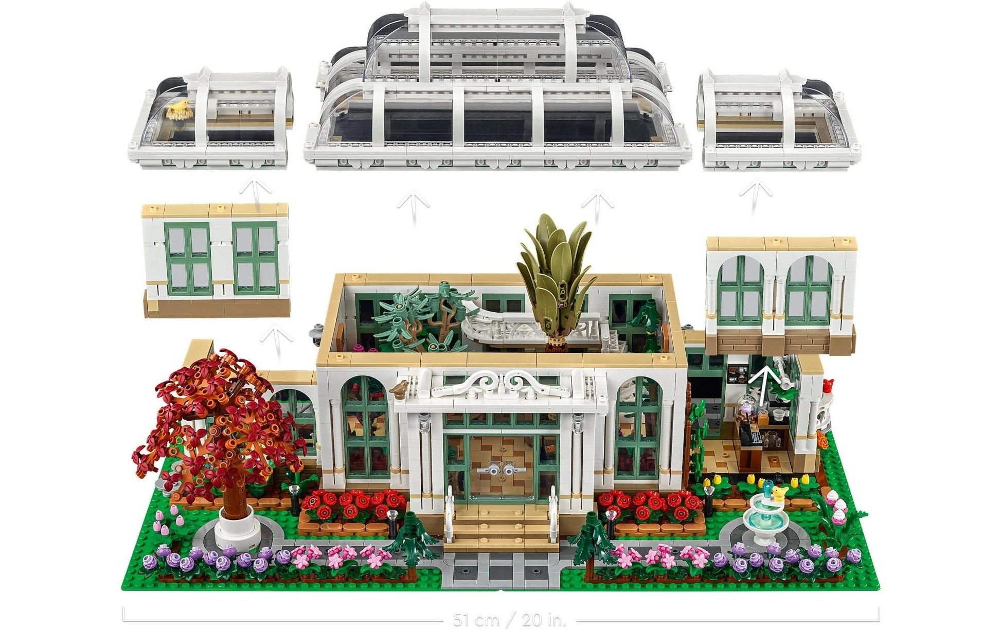 LEGO Ideas Der botanische Garten Set – 3792-teilig – 51 × 22 × 25 cm – ab 18 J.