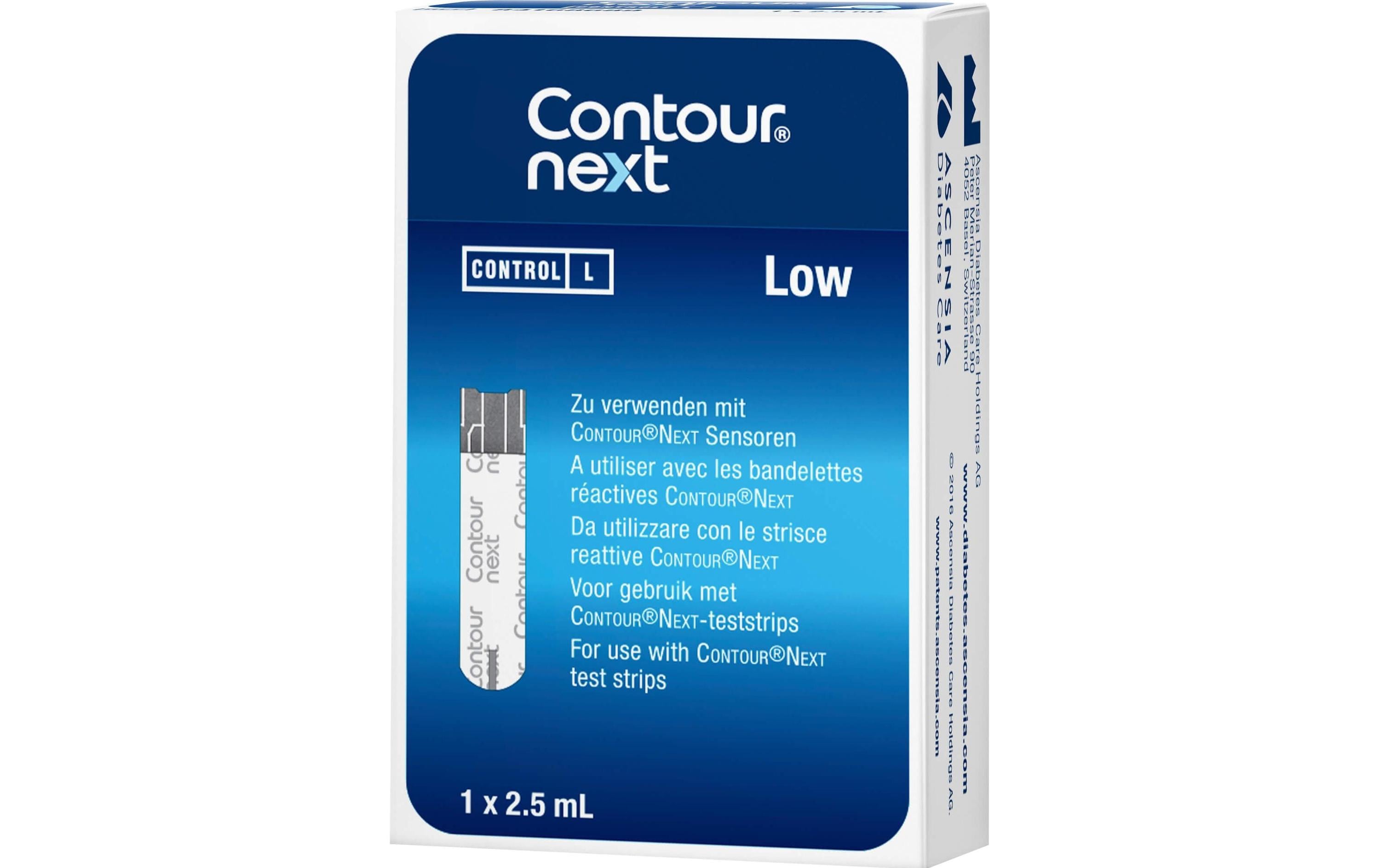 Contour Next Kontrolllösung – niedrig – 2,5 ml