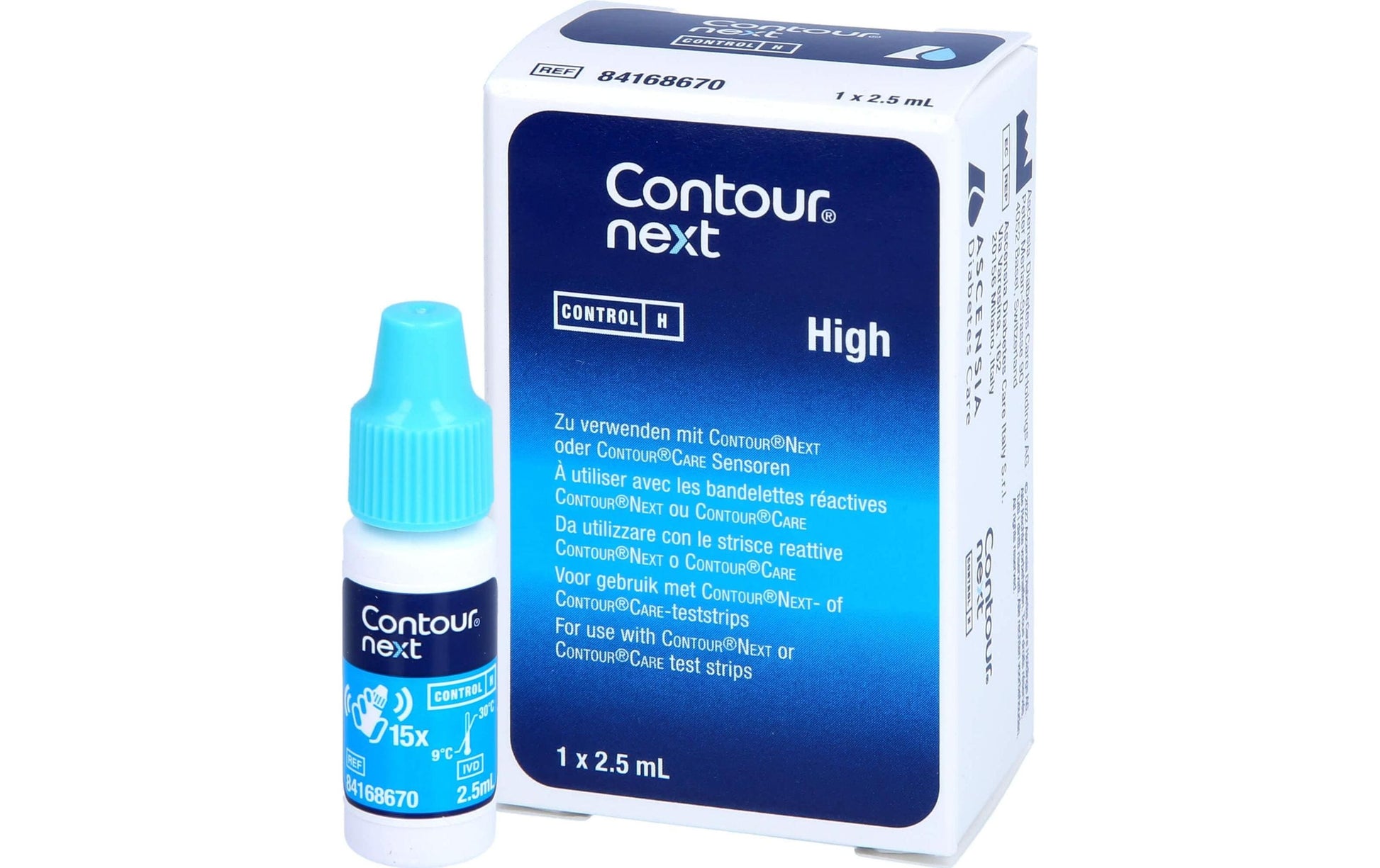 Contour next Zubehör Kontroll-Lösung High 2,5 ml