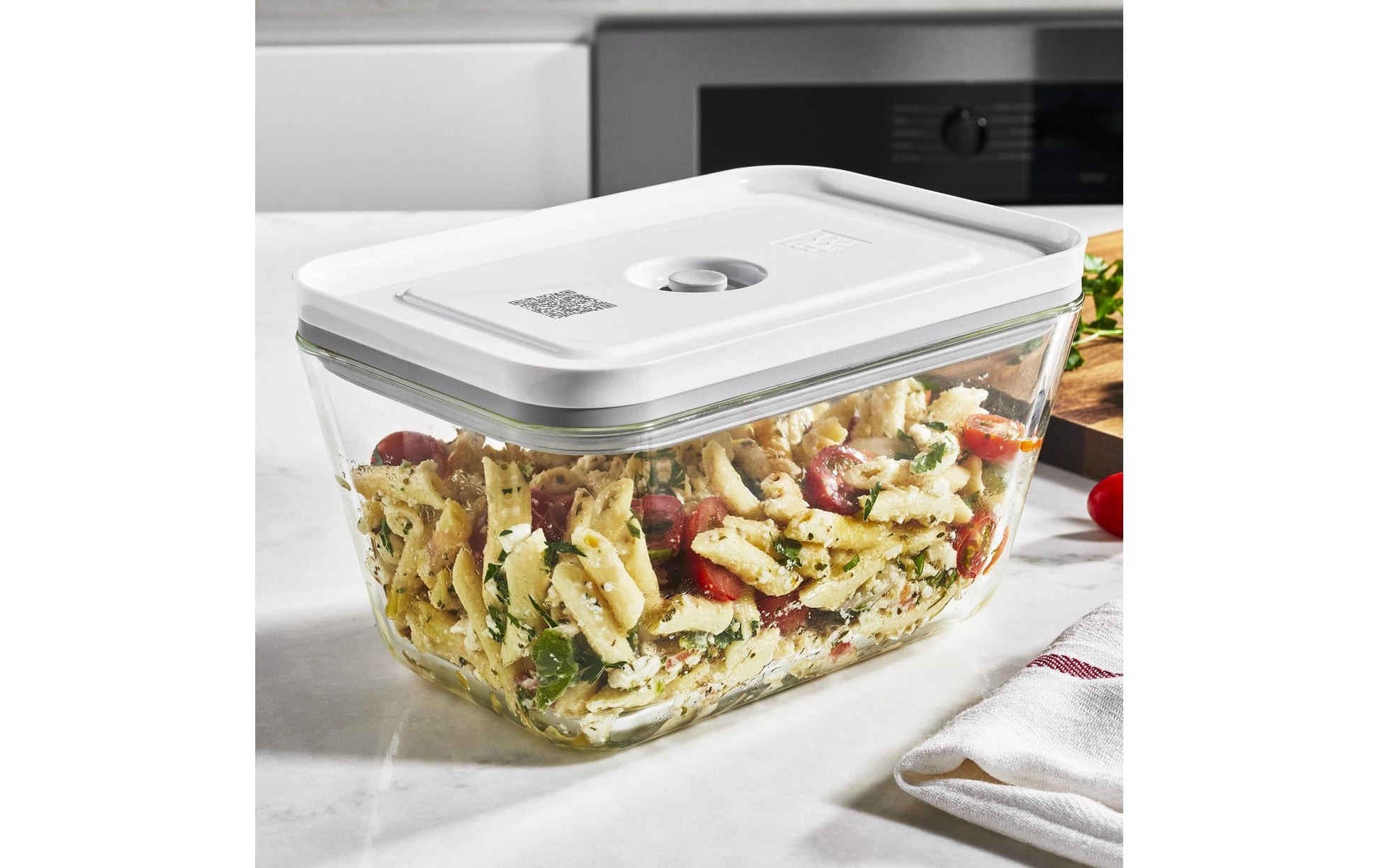 Zwilling – Vakuumbehälter L – 1,6 l, 21,4 × 14,4 × 12,8 cm, Glas, Grau