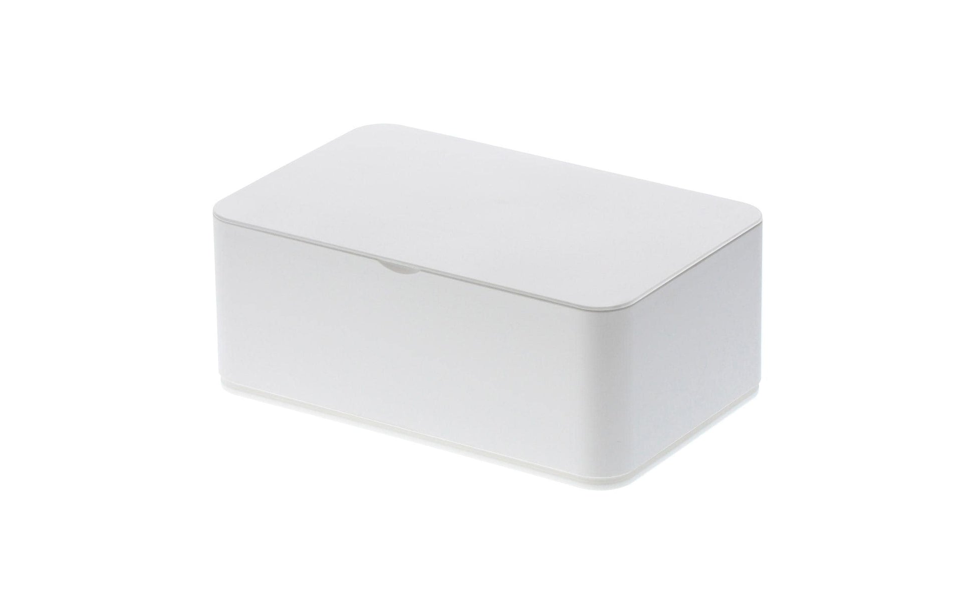 Yamazaki Kosmetiktuchbox – Tisch, ABS/Polypropylen, 12×19×7,5 cm, Weiss