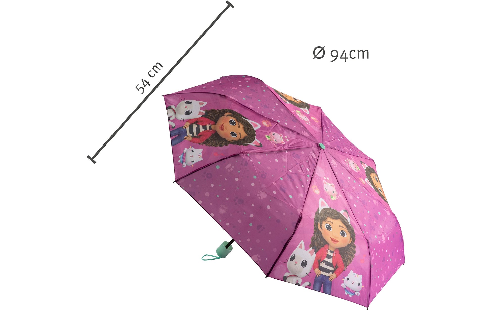 Undercover Kinderregenschirm GABY7210 – Ø 94 cm – mehrfarbig