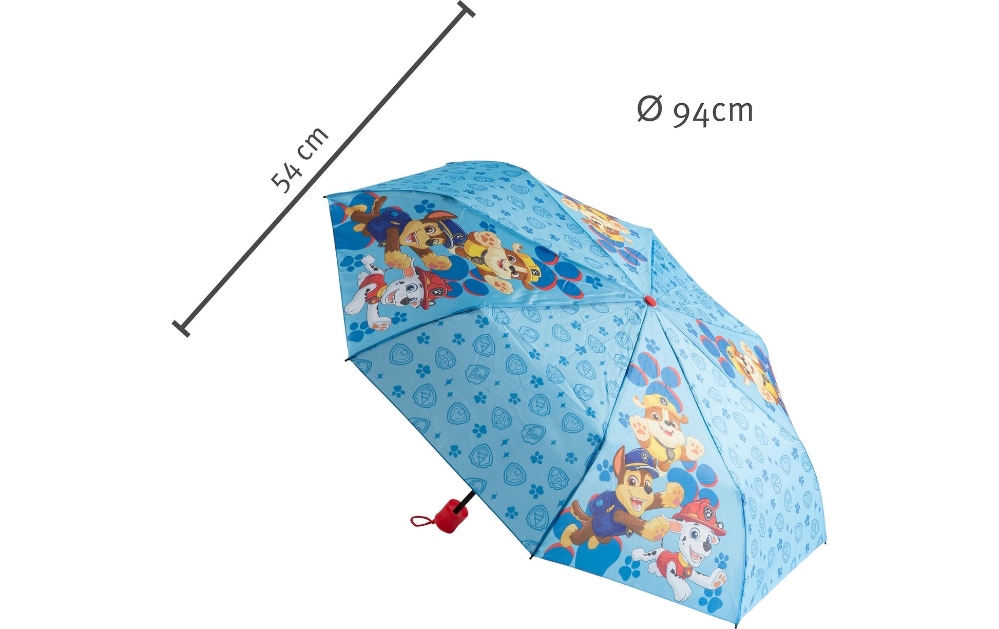 Undercover Kinderregenschirm PPCT7210 – Ø 94 cm – Mehrfarbig Paw Patrol