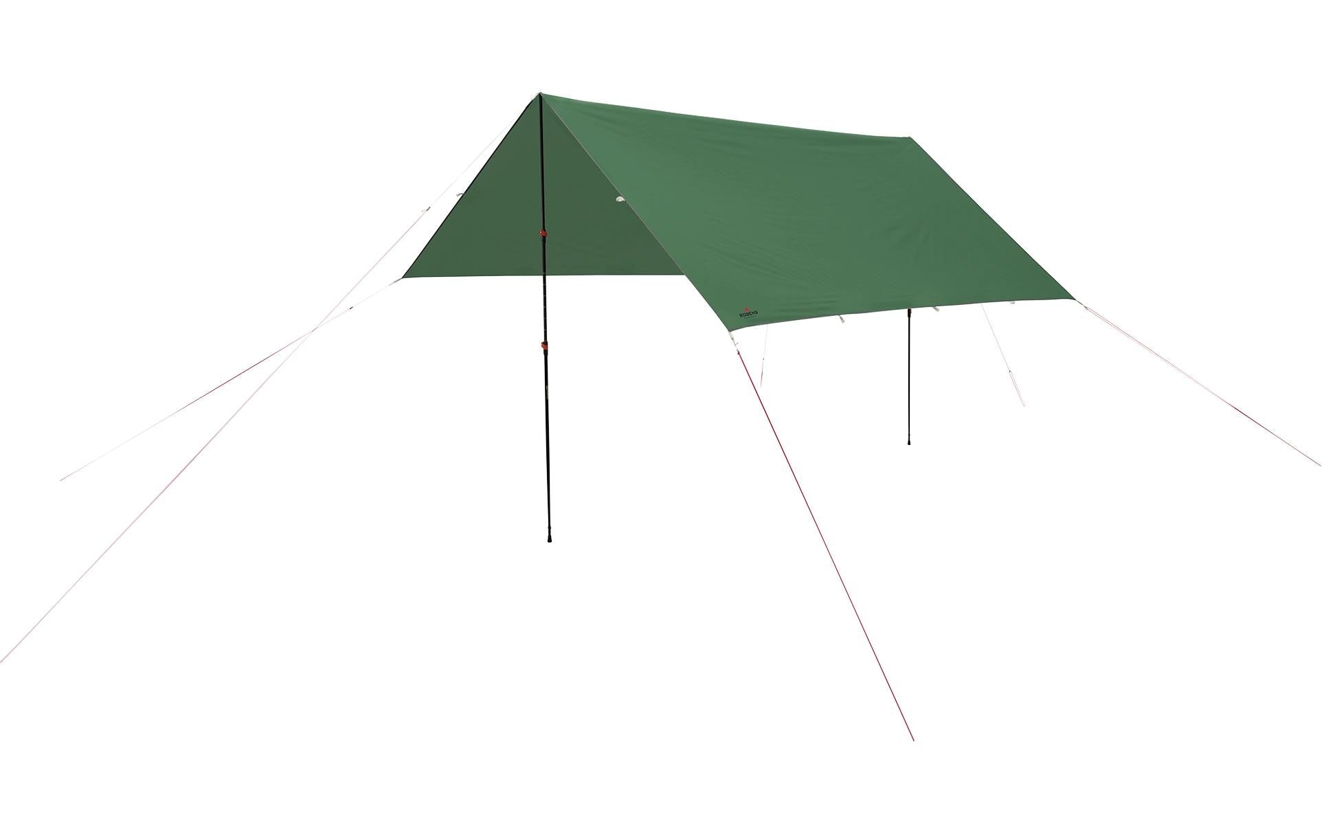 Robens Tarp Pro – Wassersäule 4'000 mm, 2,5 × 2,5 m – Dunkelgrün – 75D Polyester