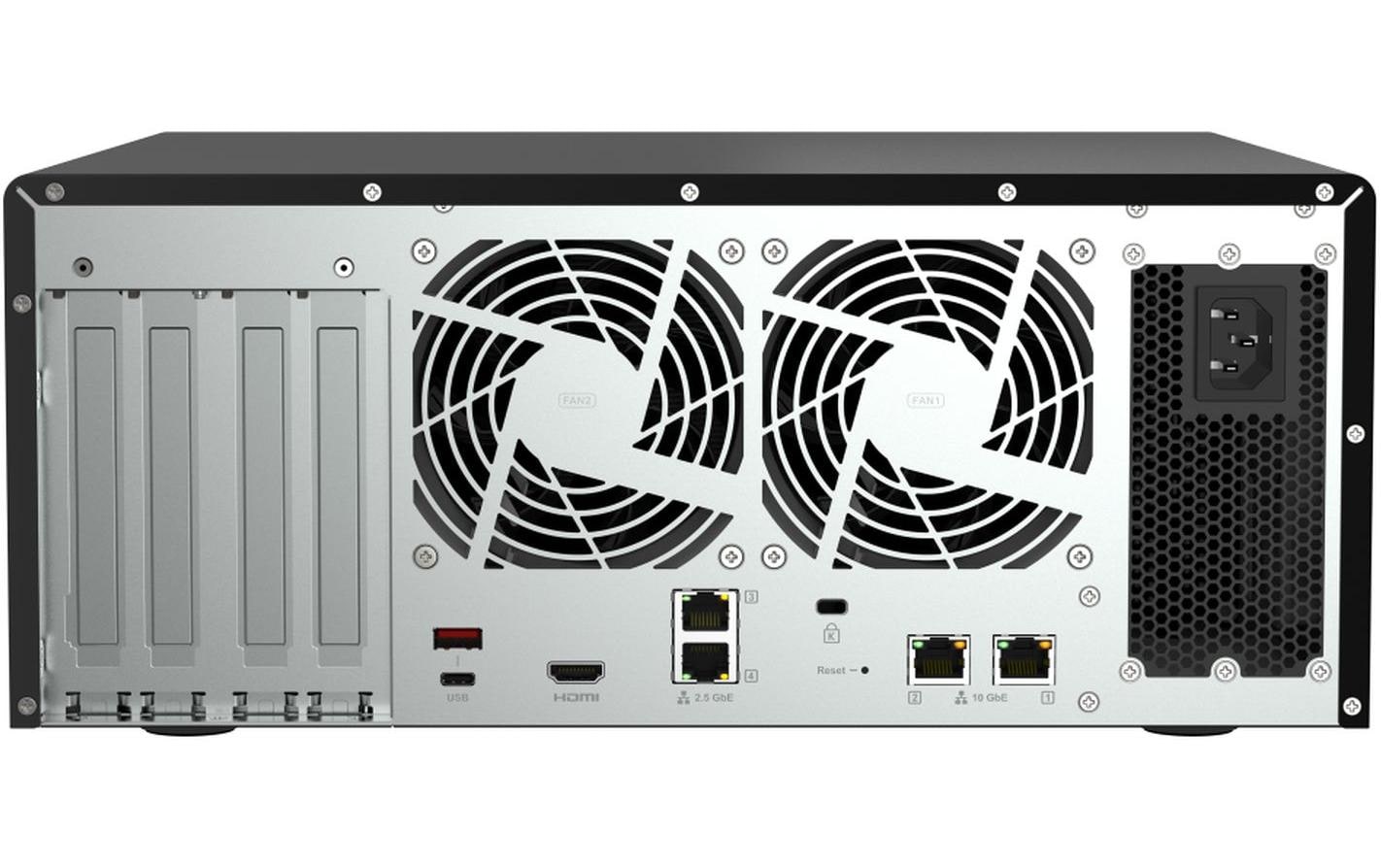 QNAP 12-Bay R7-9000 Speichergerät – 32 GB, SATA, UDIMM DDR5 2,5"