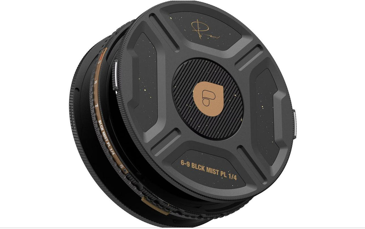 PolarPro Chroma VND/PL 82 mm Objektivfilter – polarisiert, variabler ND 6/9 – Aluminium, Schwarz