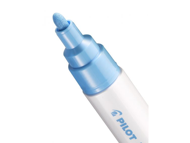 Pilot Pigment-Marker Pintor – Rundspitze 1,5-2,2 mm – Sortiert – 6er-Set – Deckend