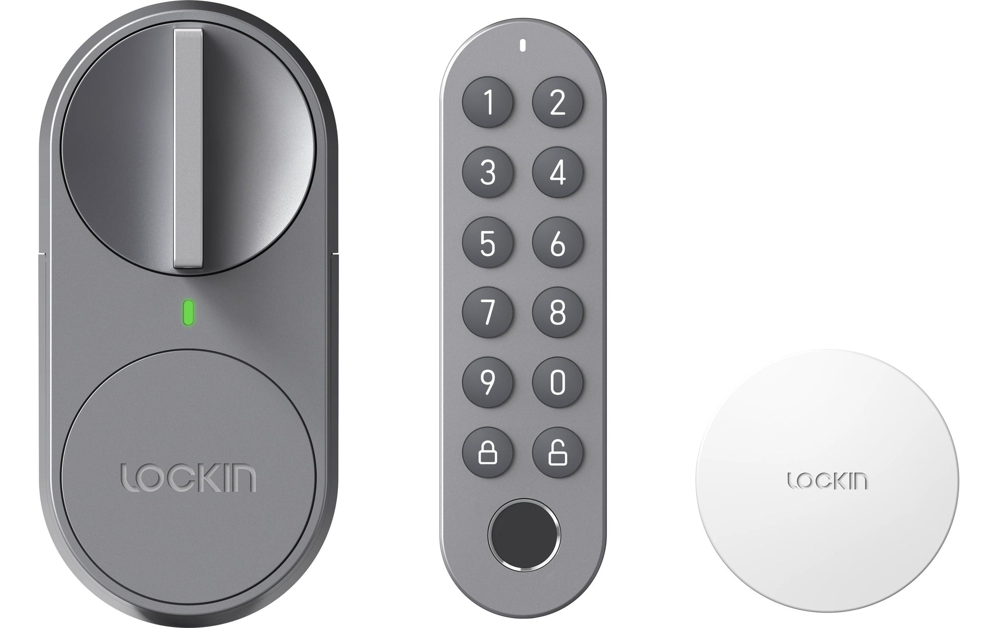 LOCKIN Smart Lock G30 – für Türe, 60 × 56 × 130 mm, grau